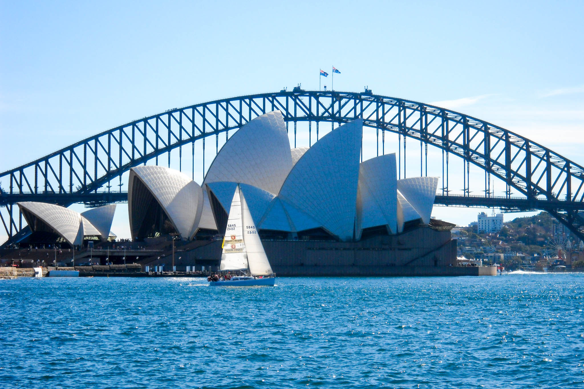 Nikon Coolpix L20 sample photo. Sydney in blue photography