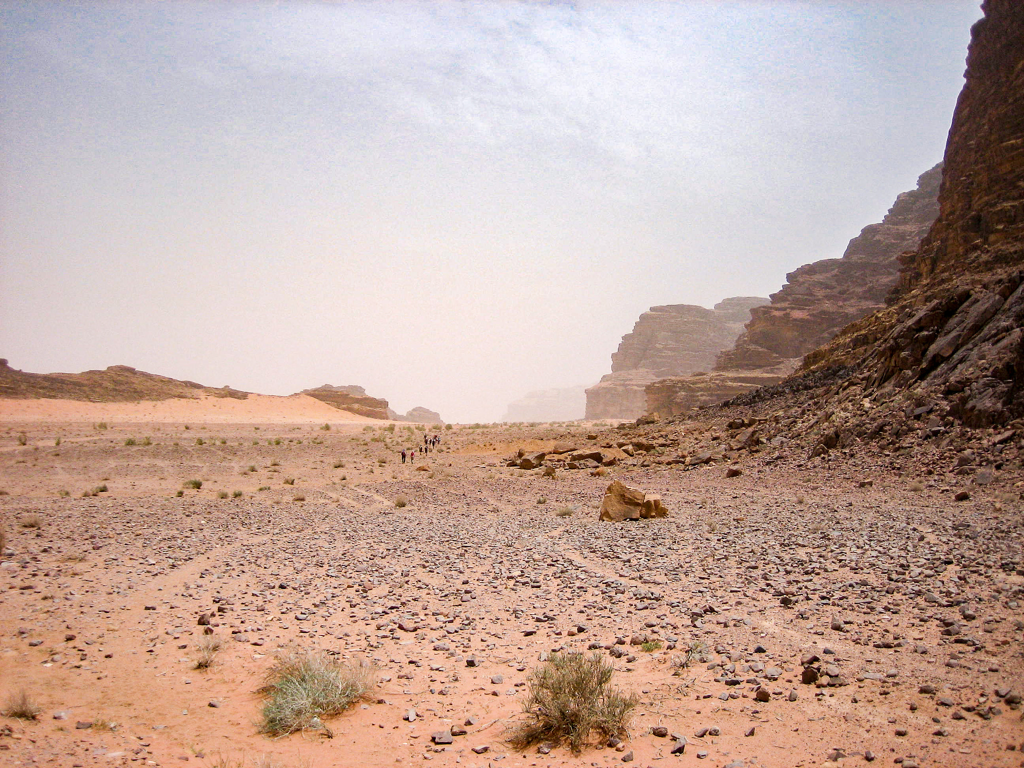 Canon DIGITAL IXUS 50 sample photo. Treck dans le wadi rum photography