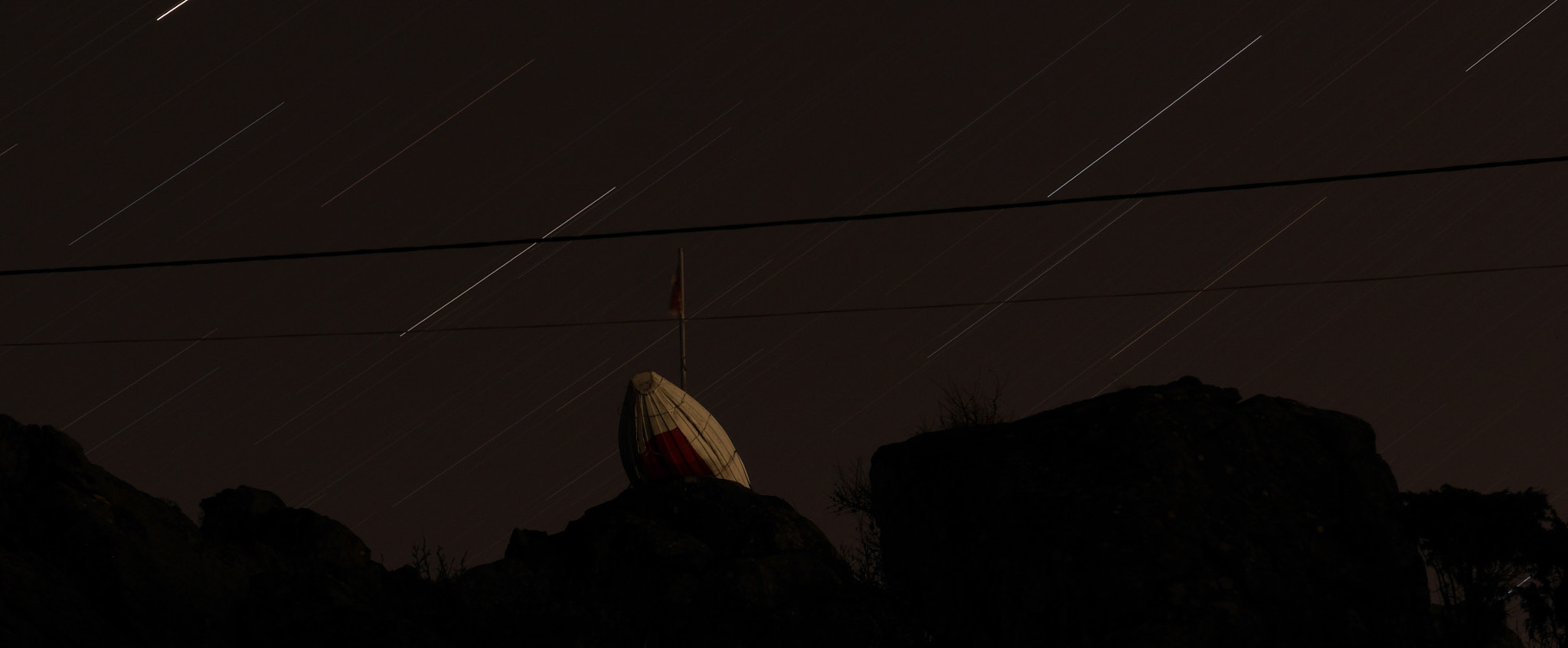 Panasonic Lumix DMC-GH3 sample photo. Boat on mountain photography