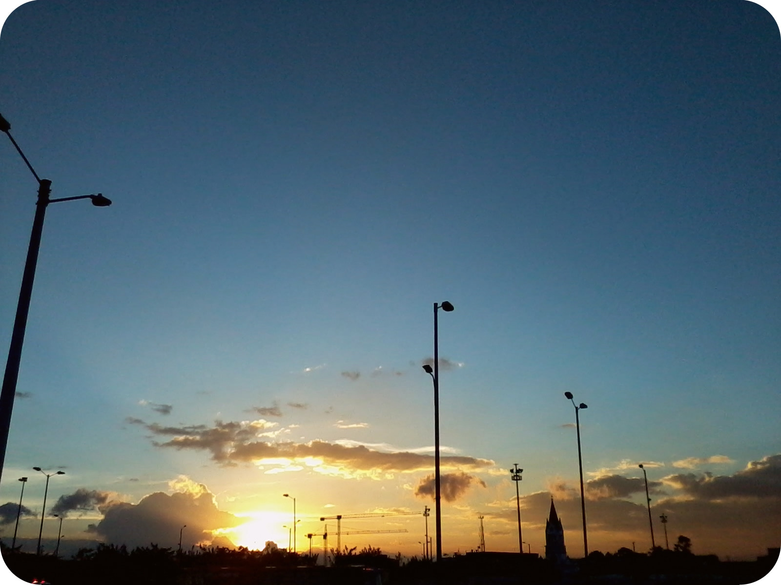 Samsung Galaxy Y sample photo. Atardecer bogotano photography