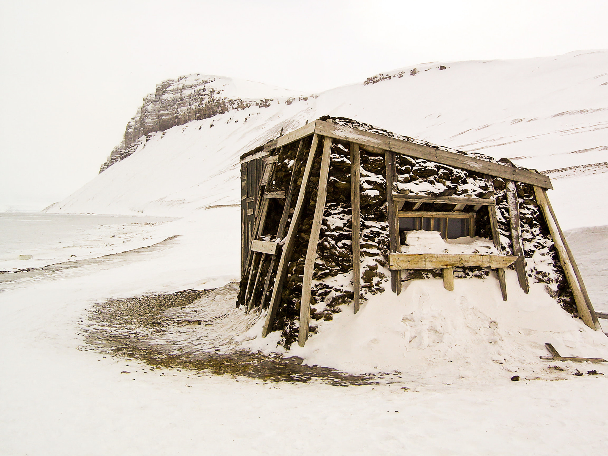 DIGITAL CAM sample photo. Old house on svalbard photography