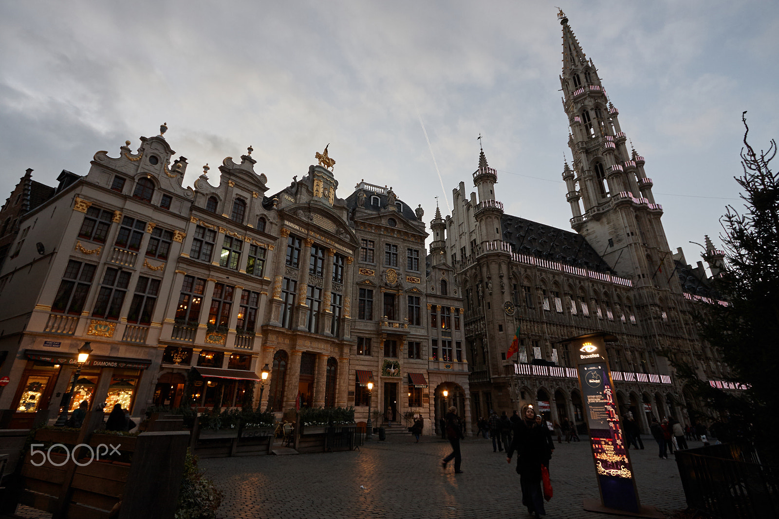 Canon EF-S 10-22mm F3.5-4.5 USM sample photo. La grand place di bruxelles photography