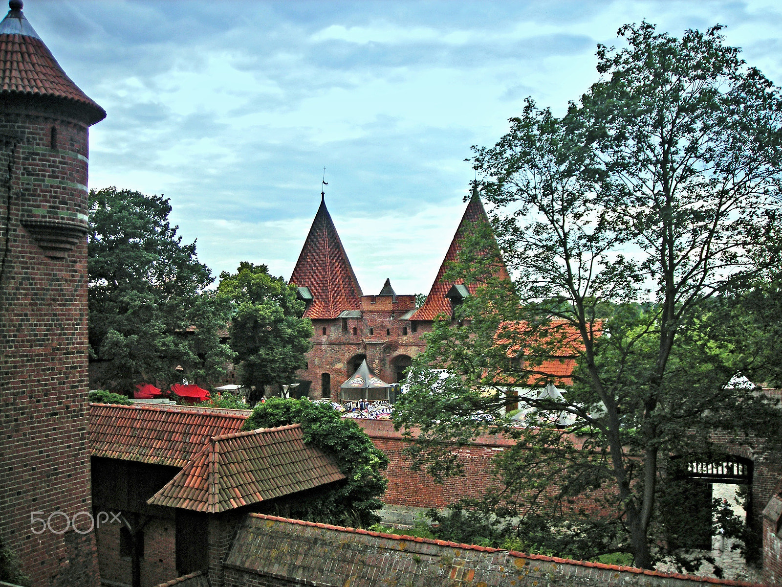 Nikon COOLPIX L3 sample photo. Malbork castle poland. photography