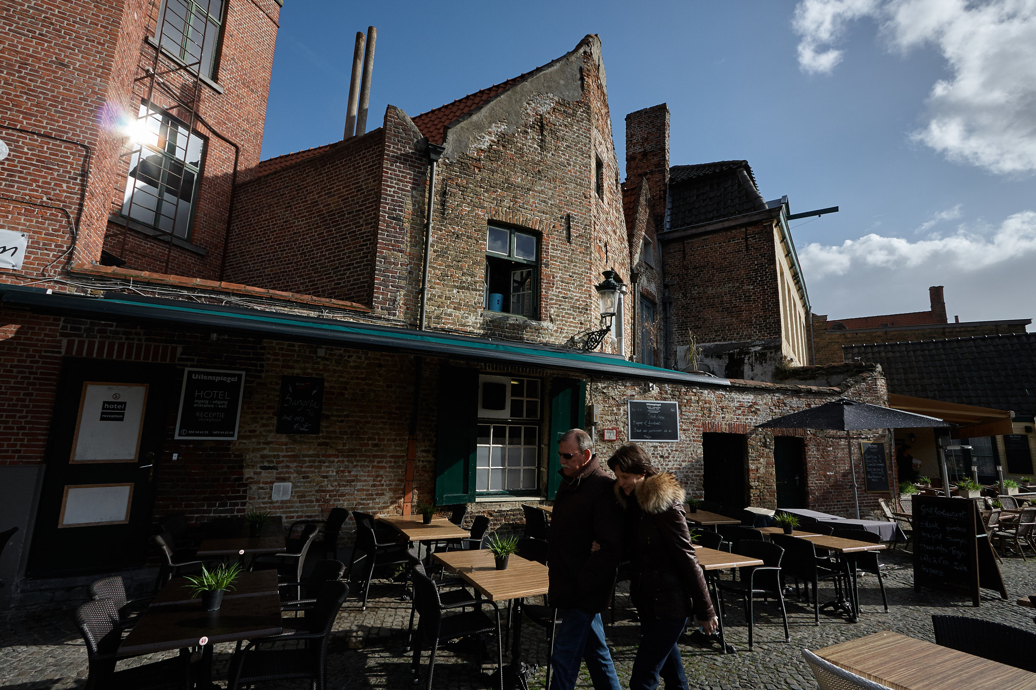 Canon EF-S 10-22mm F3.5-4.5 USM sample photo. Promenade at brugges photography
