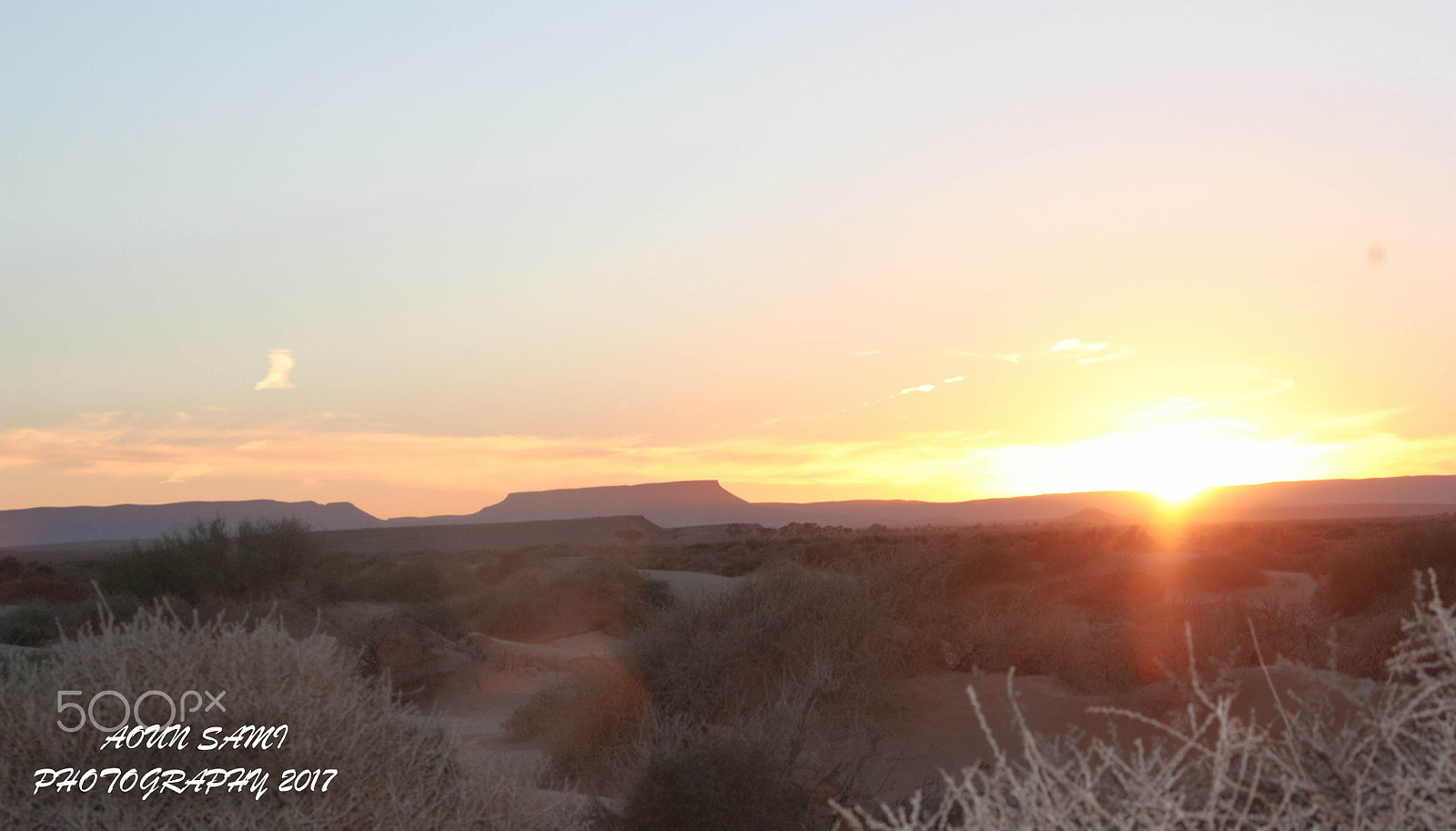 Sigma 18-200mm f/3.5-6.3 DC OS sample photo. Sunset in the desert photography