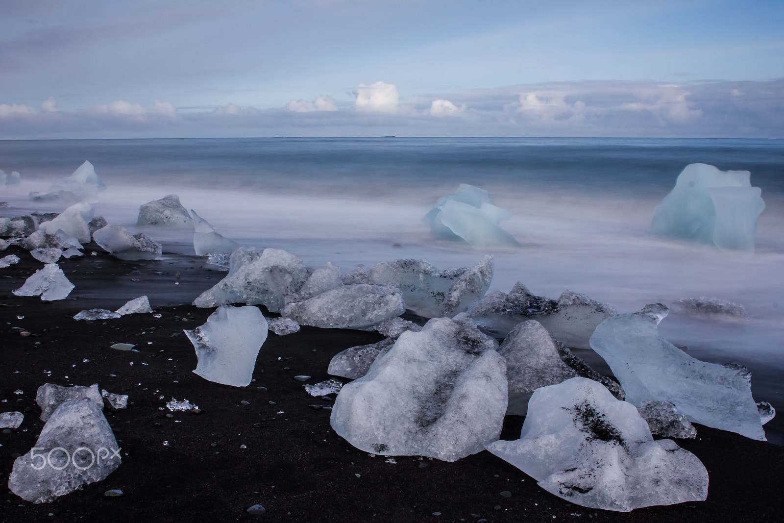 Sigma 24-70mm F2.8 EX DG Macro sample photo. Ice in the ocean photography
