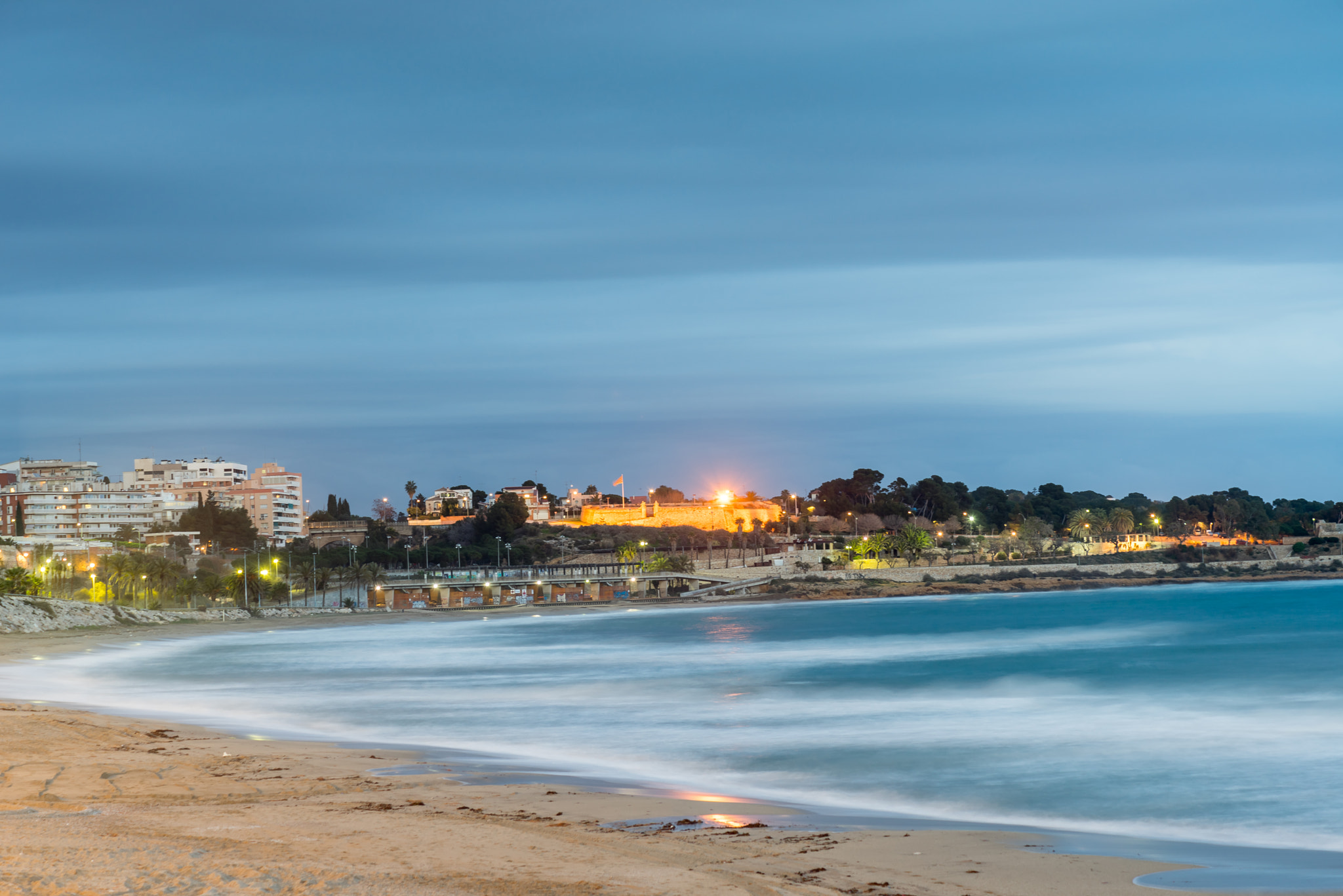 Tamron 18-270mm F3.5-6.3 Di II PZD sample photo. Dusk over the mediterranean  photography
