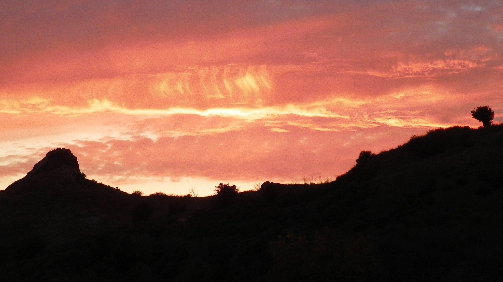 Kodak EasyShare Z981 sample photo. Coyote hills sunset photography