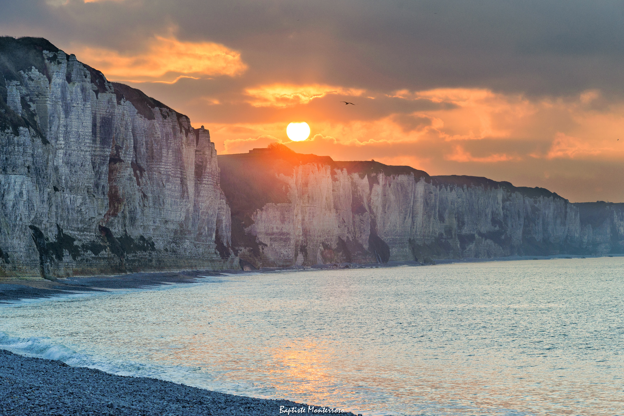 AF Zoom-Nikkor 80-200mm f/2.8 ED sample photo. Sunset at fécamp photography