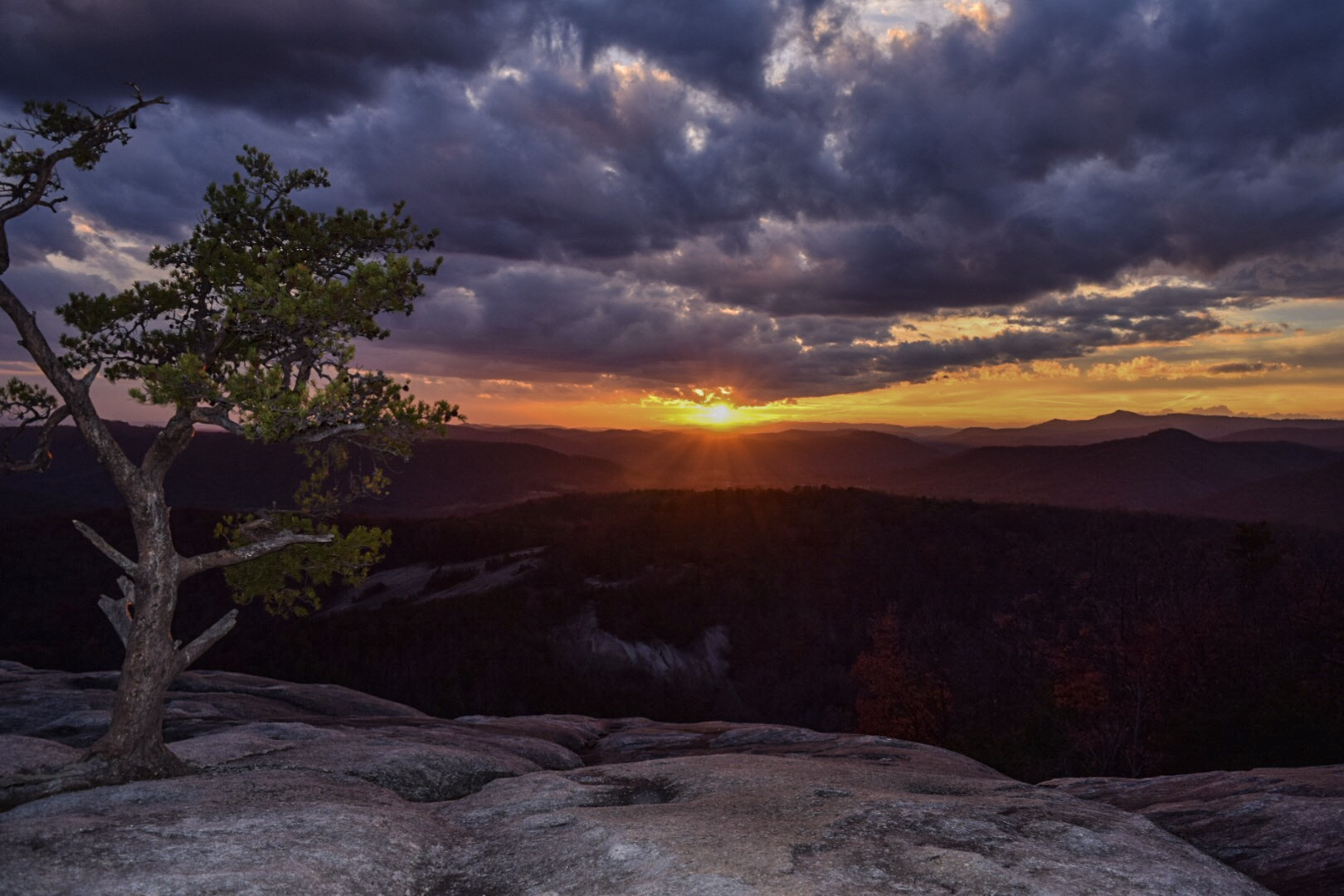 Nikon D3300 sample photo. One of my favorite sunset shots taken at stone mountain state park photography