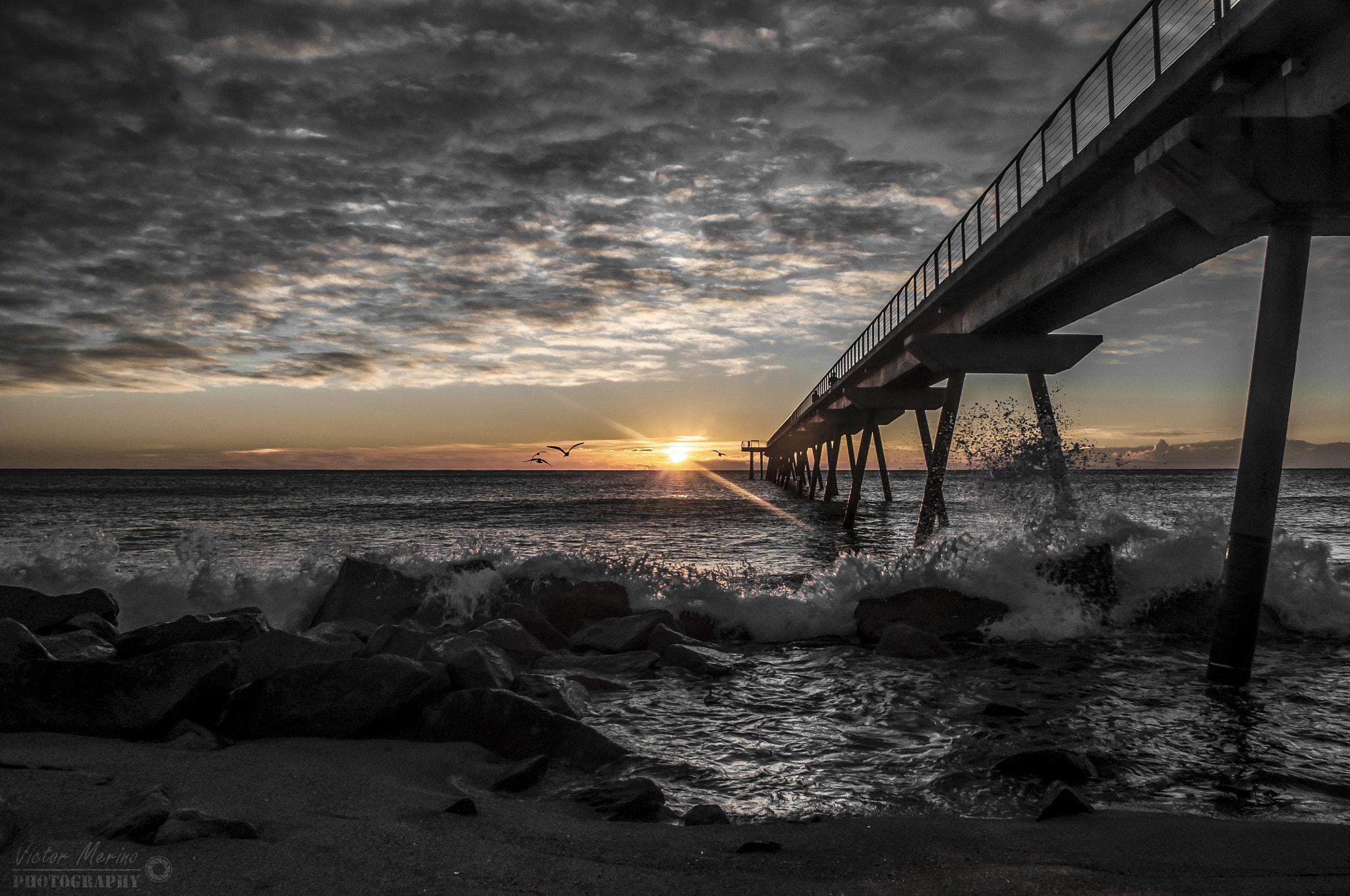 Nikon D5000 sample photo. Badalona pont del petroli photography