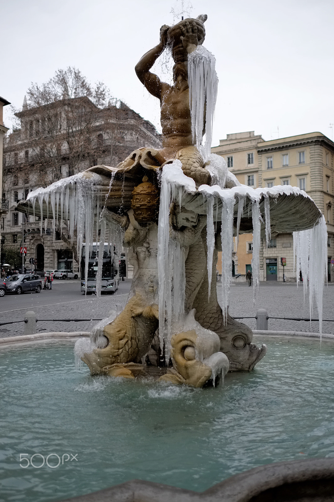 Fujifilm X-T10 + Fujifilm XF 23mm F1.4 R sample photo. Fontana del tritone roma photography
