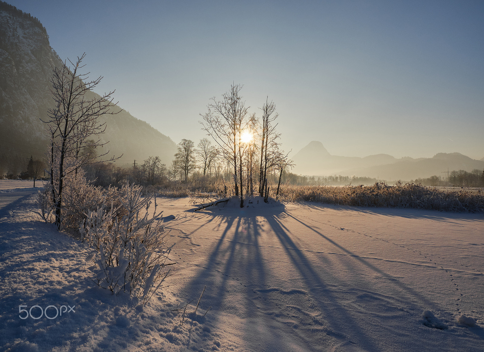 Olympus M.ZUIKO DIGITAL ED 12-40mm 1:2.8 sample photo. Sunset in the winter photography