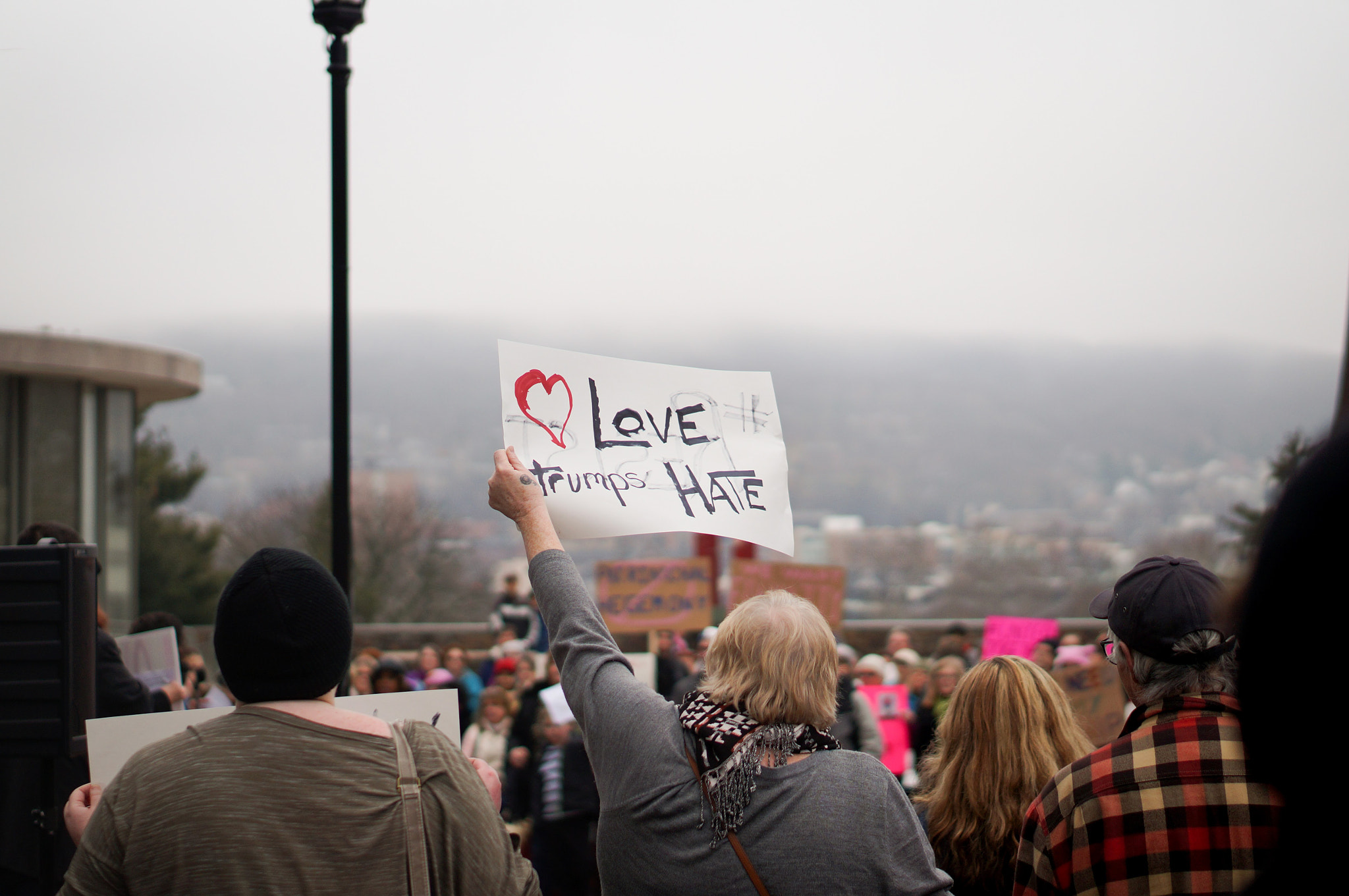 Sony Alpha NEX-3N sample photo. Love trumps hate photography