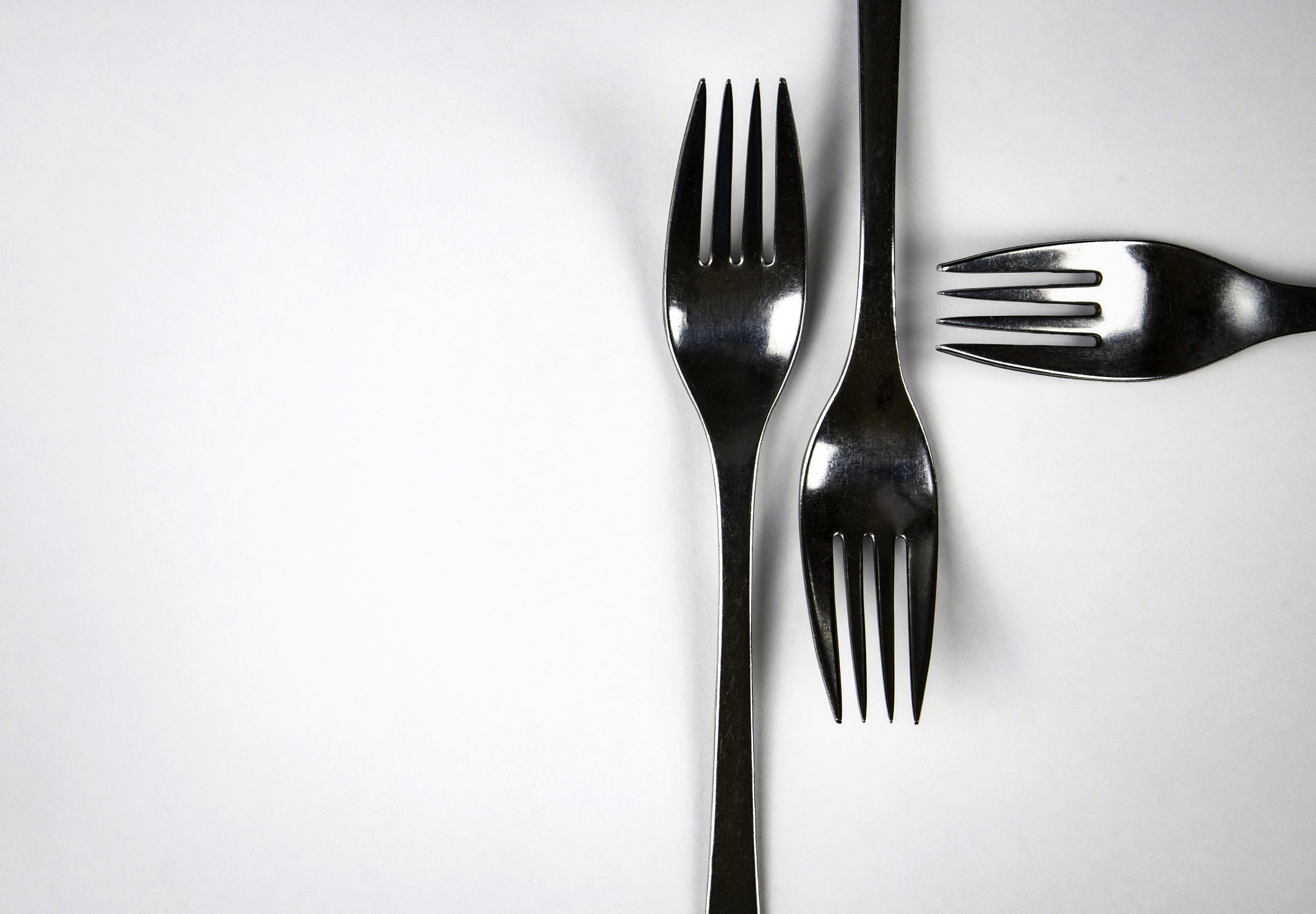 Nikon D5500 sample photo. Three forks composition photography