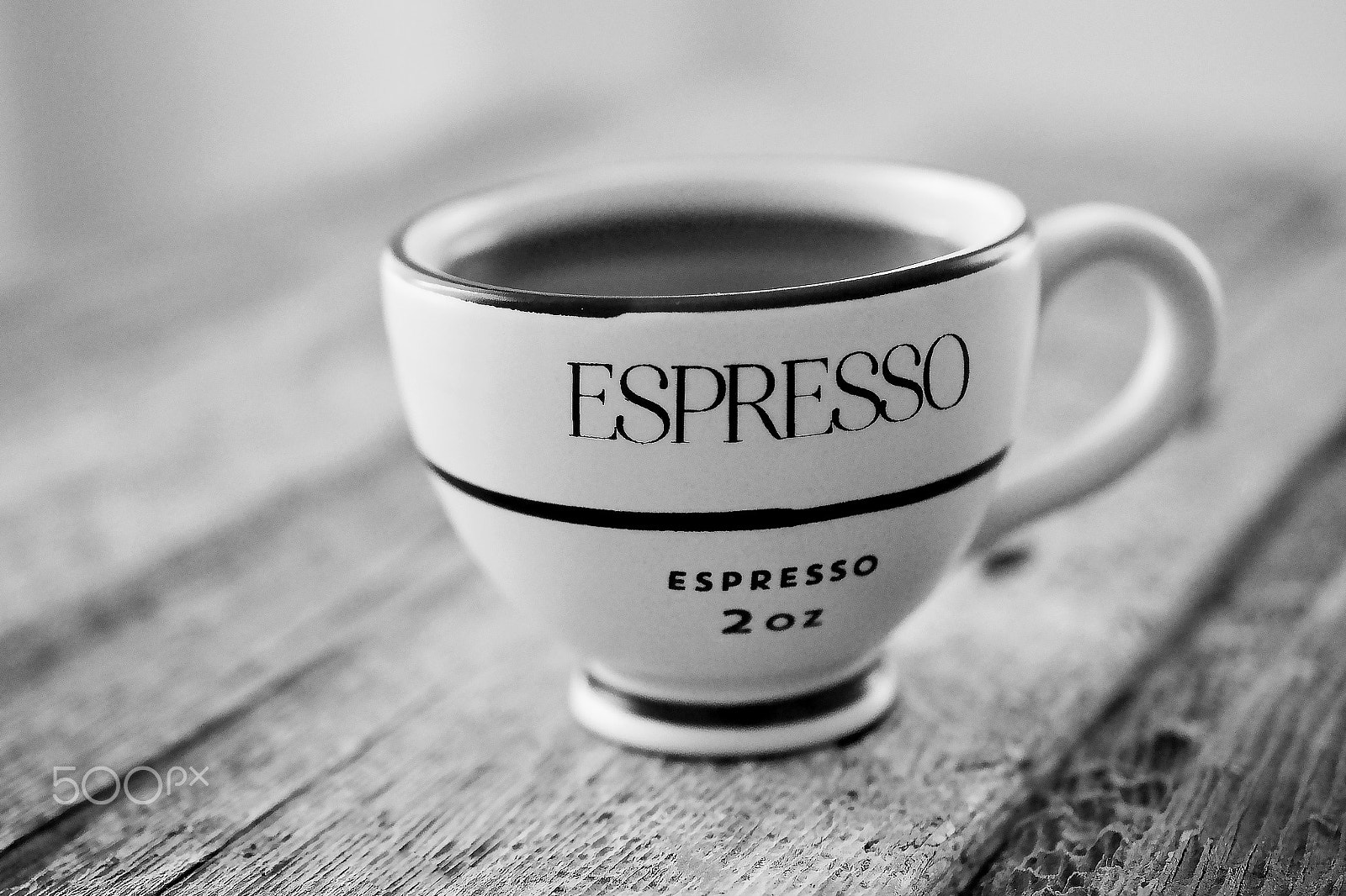 Nikon AF-S DX Micro Nikkor 40mm F2.8 sample photo. Espresso black and white photography