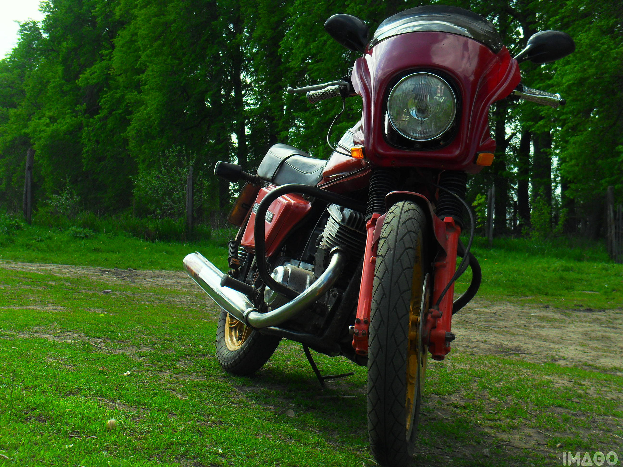 Samsung I100,  VLUU I100 sample photo. Izh motorbike photography