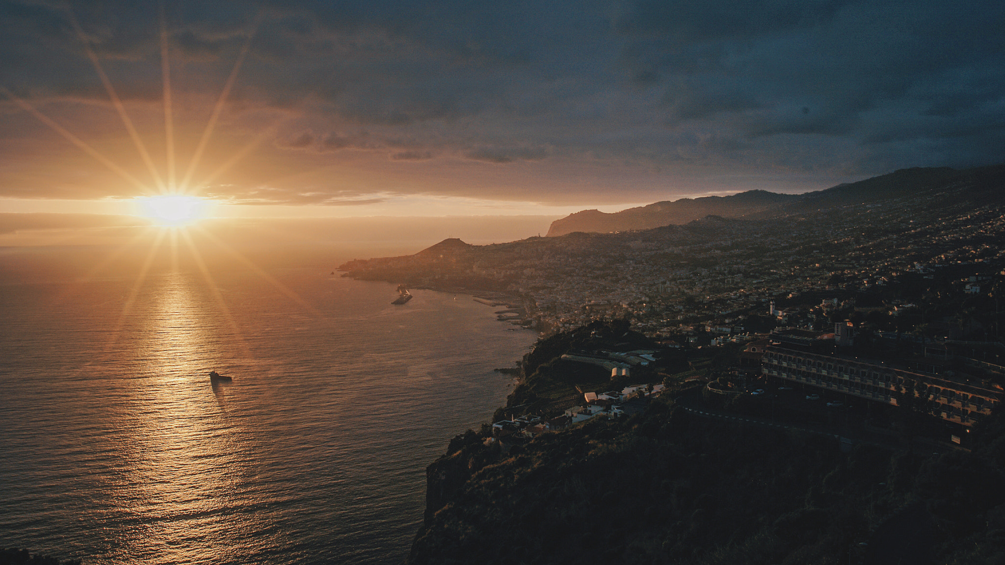 Sony a6000 sample photo. Funchal sunset photography