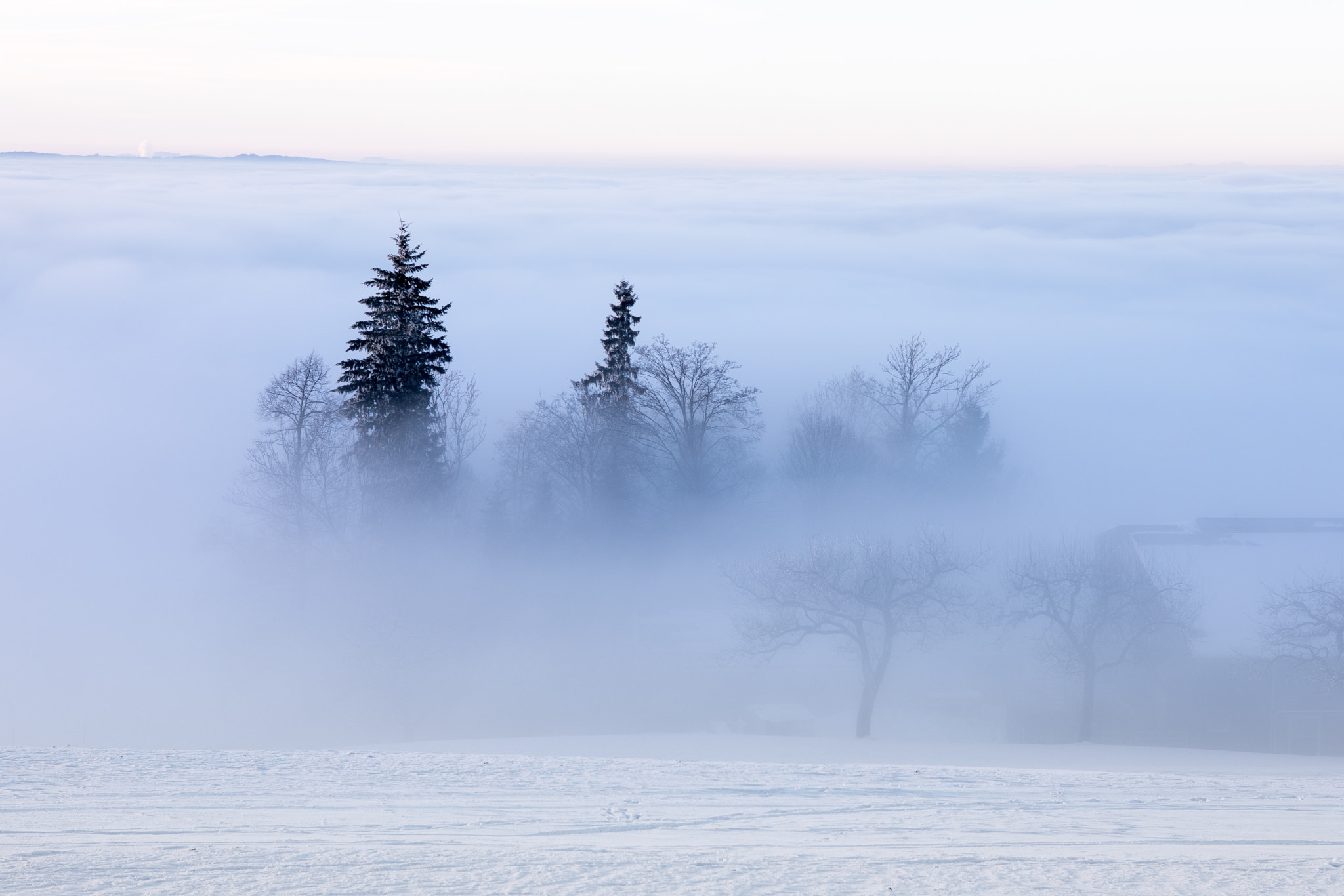 Canon EF 24-70mm F2.8L USM sample photo. Winter in switzerland photography
