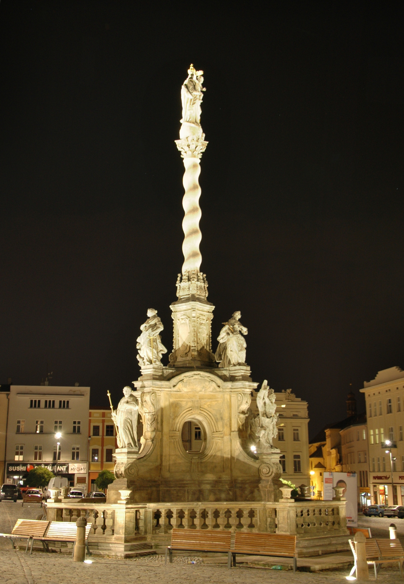Nikon D70 sample photo. Marian column / olomouc photography