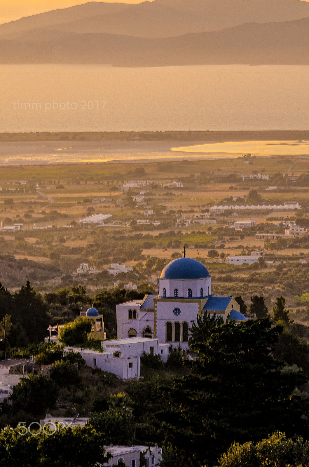 Sigma 150-500mm F5-6.3 DG OS HSM sample photo. Sunset from greece photography
