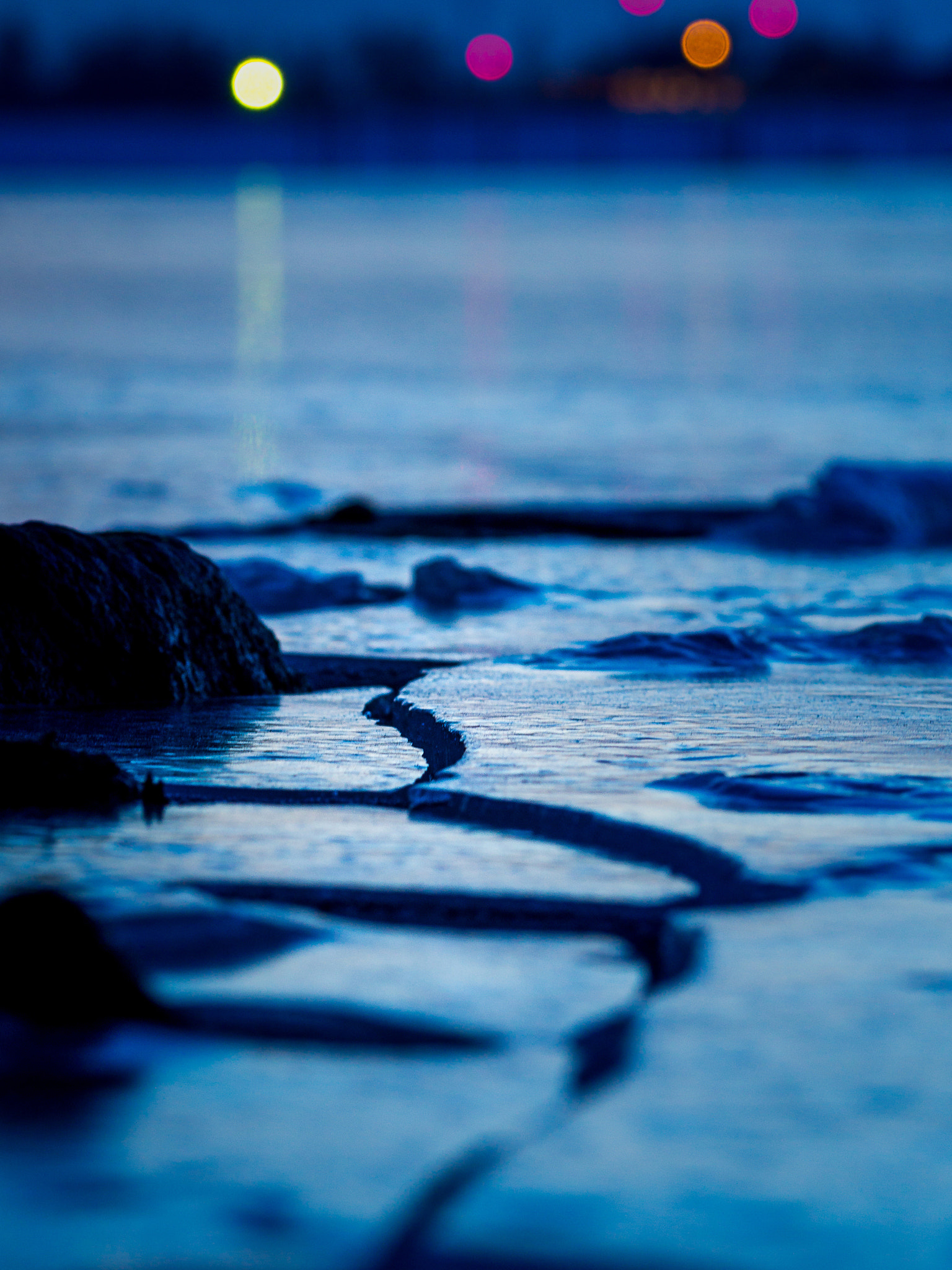 Olympus OM-D E-M10 sample photo. Cracking ice photography