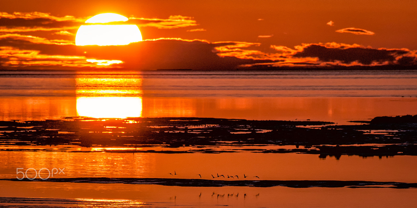 Nikon D300 sample photo. Sunset at the horizon photography