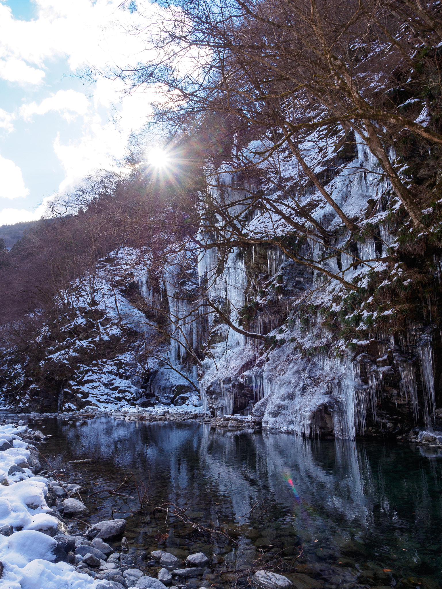 Olympus OM-D E-M10 II + OLYMPUS M.12mm F2.0 sample photo. Ice fall ii photography