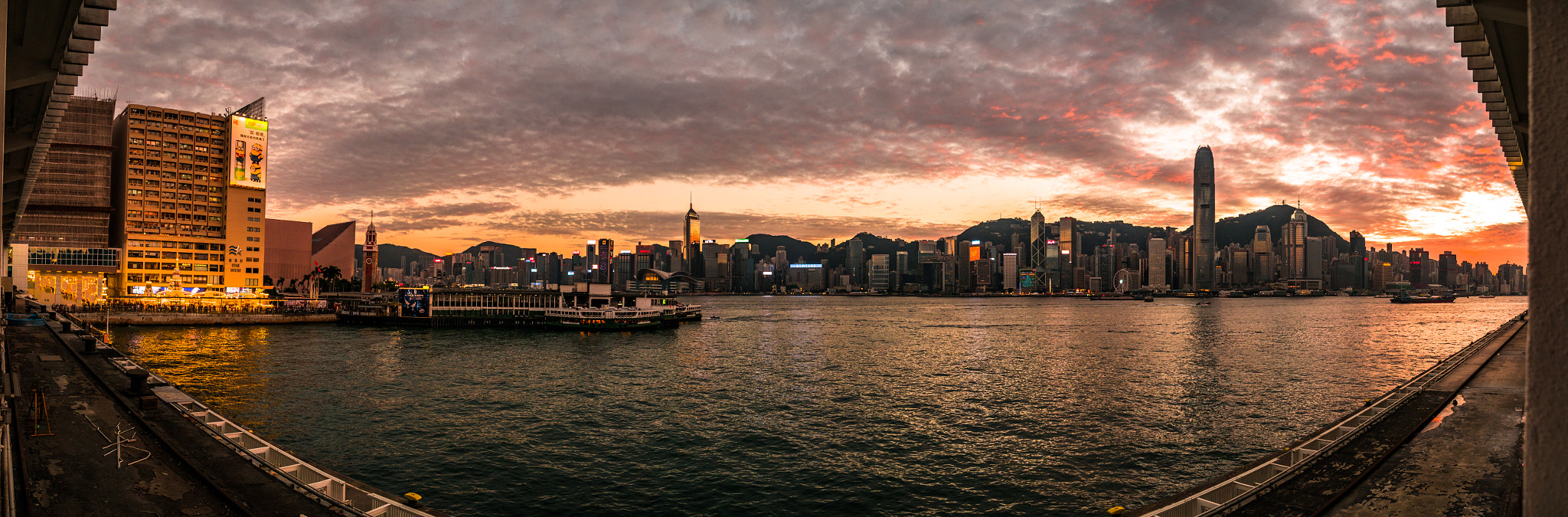 Panasonic Lumix DMC-GX1 sample photo. Skyline of hong kong photography