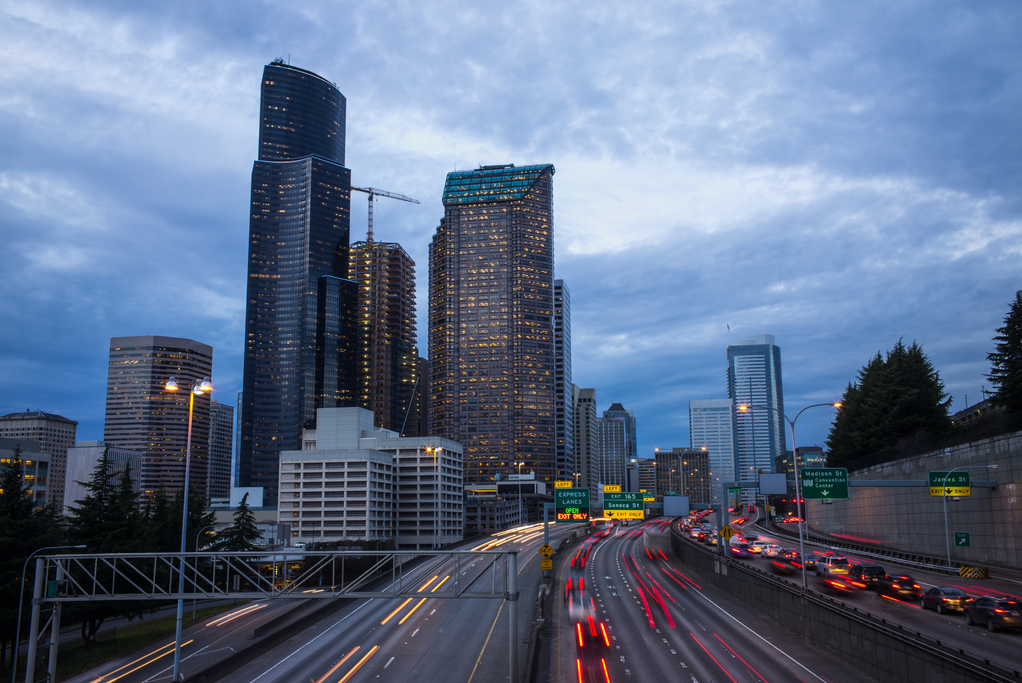 Summicron-M 1:2/35 ASPH. sample photo. Yesler bridge sunset photography