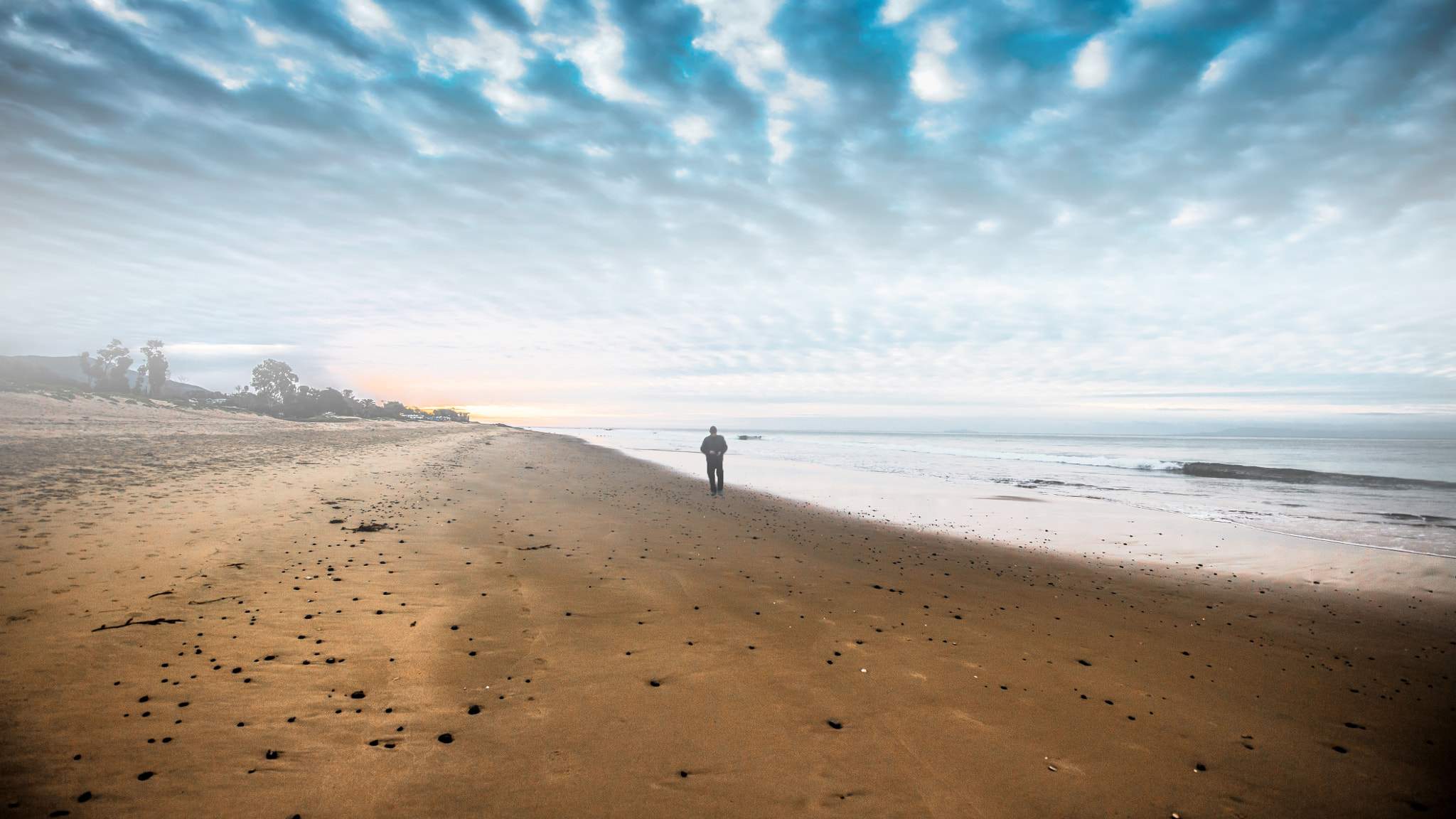 Canon EOS 5DS + Canon EF 300mm f/2.8L sample photo. Lonely in the fog, by the ocean photography