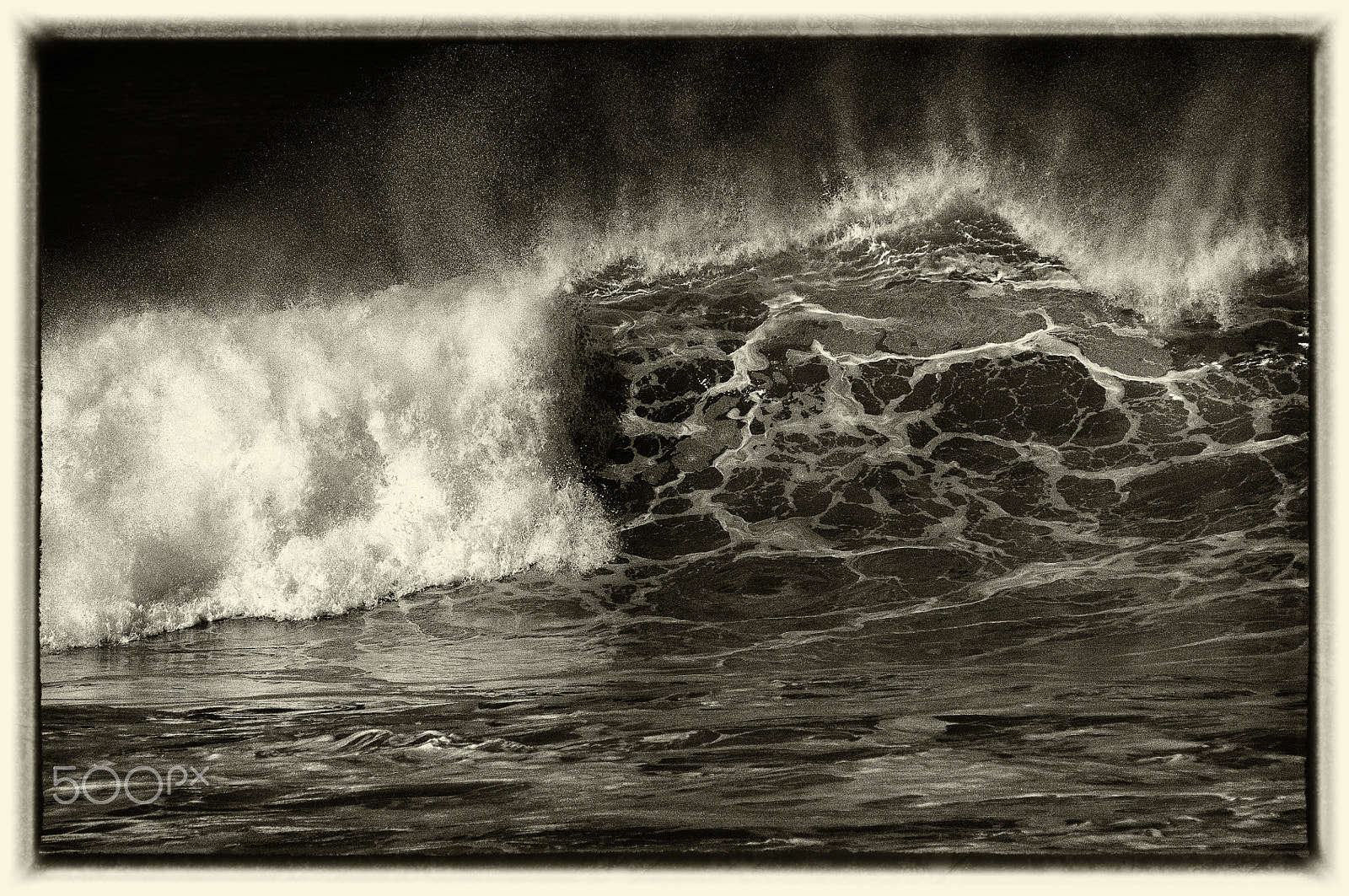Nikon D300 sample photo. Oahu wave - leeward shore photography