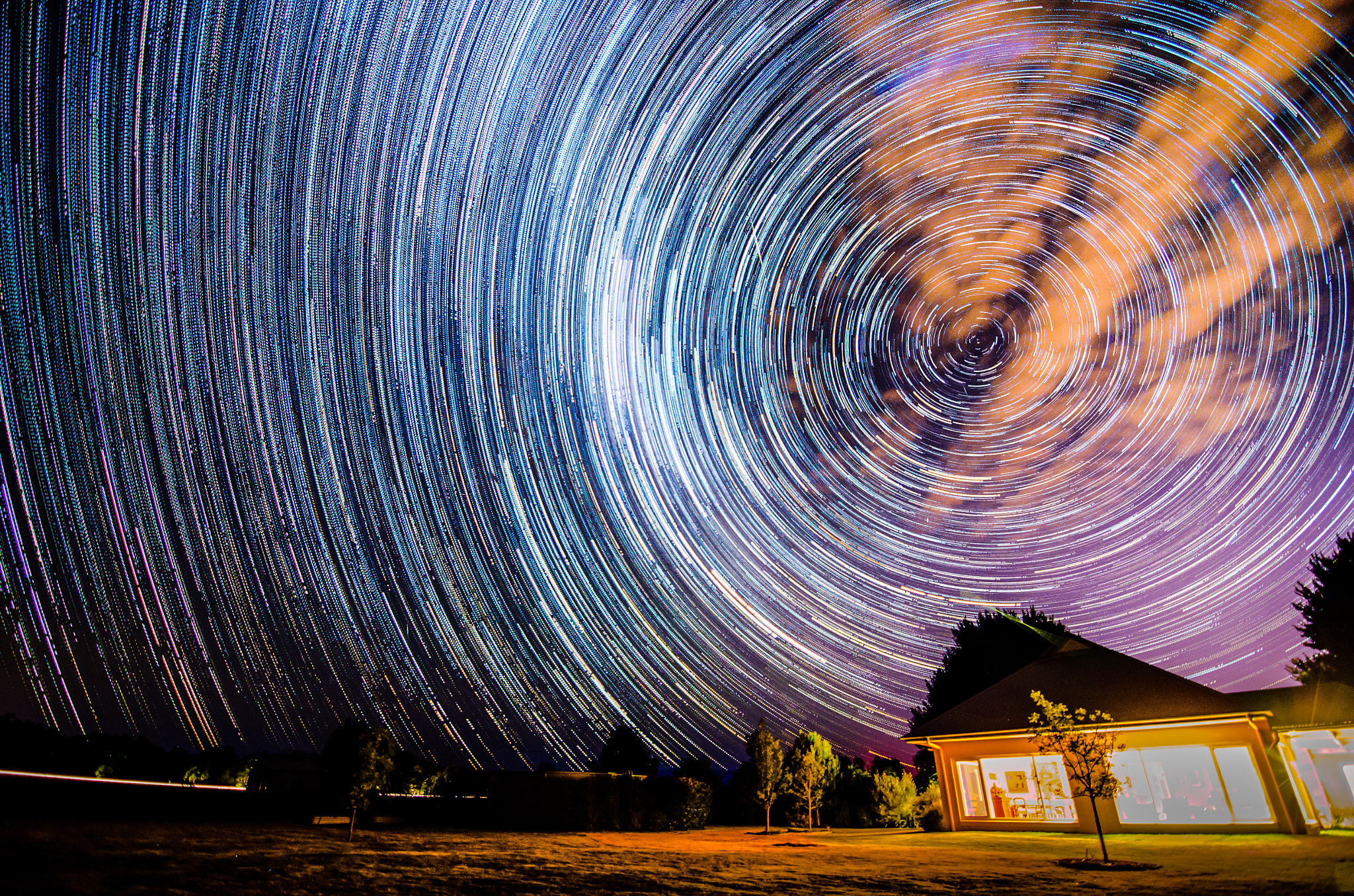 Tokina AT-X Pro 11-16mm F2.8 DX sample photo. Star trails photography