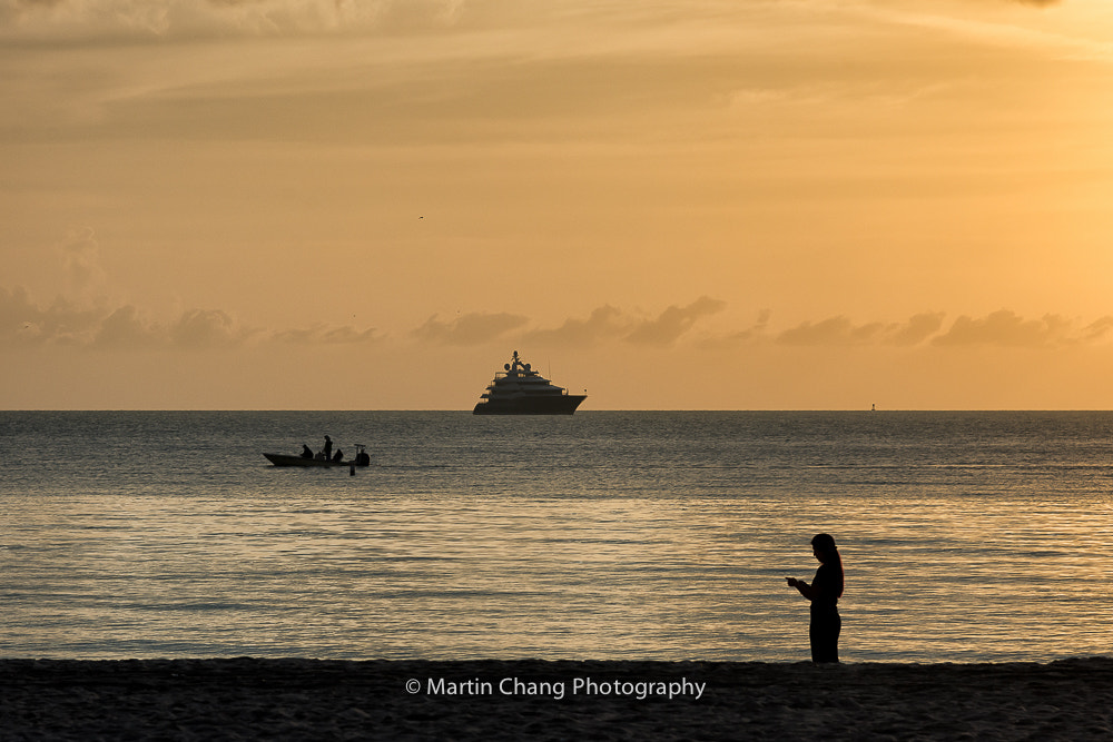 Nikon AF-S Nikkor 24-120mm F4G ED VR sample photo. Sunrise over south beach photography
