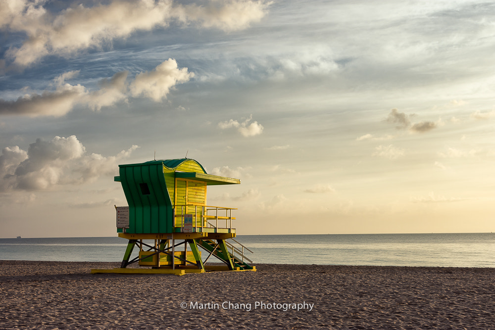 Nikon AF-S Nikkor 24-120mm F4G ED VR sample photo. Sunrise over south beach ii photography
