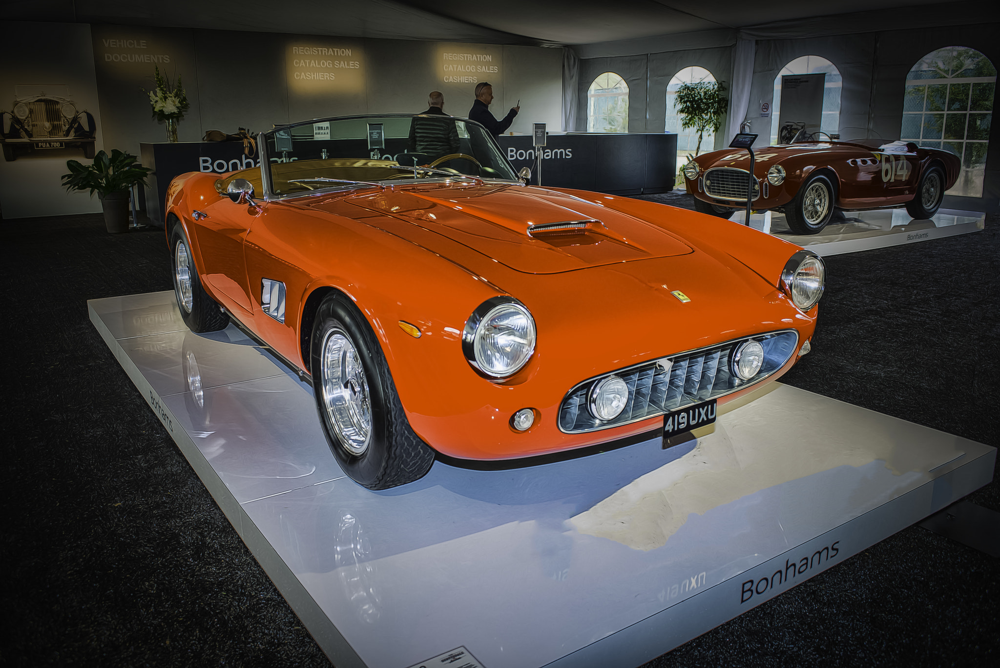 Nikon D800 + Nikon AF-S Nikkor 28-70mm F2.8 ED-IF sample photo. Ferrari at the bonham auction photography