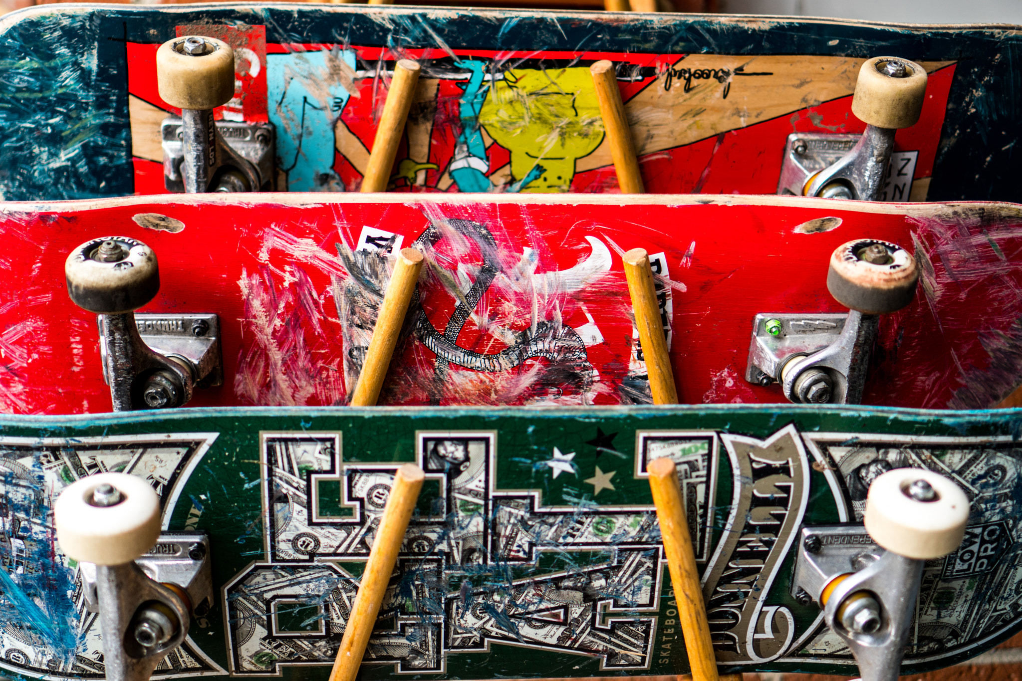 Sony E 35mm F1.8 OSS sample photo. Skateboards photography