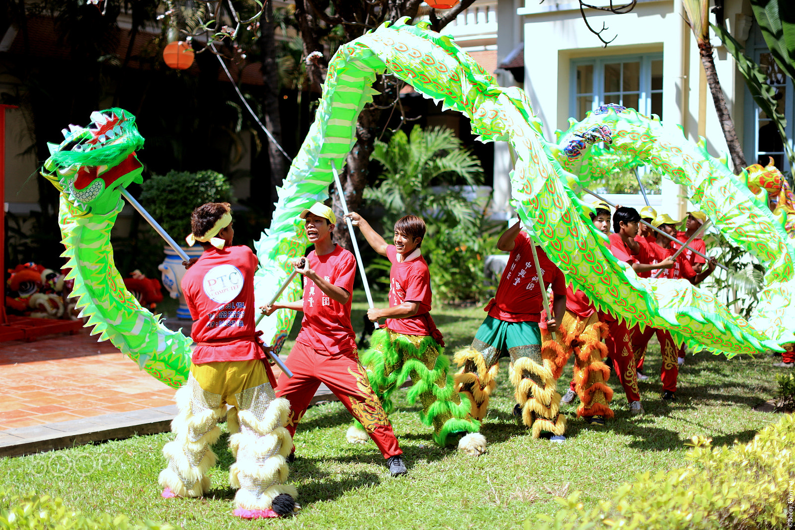 Canon EOS 5DS R + Canon EF 50mm F1.2L USM sample photo. Chinese lion dance at raffles le royal. photography