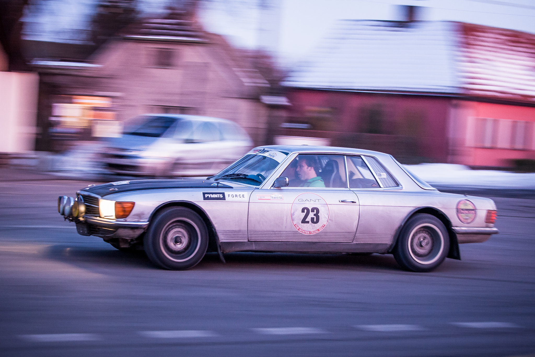Canon EF 70-200mm F2.8L USM sample photo. Mercedes 450 slc photography