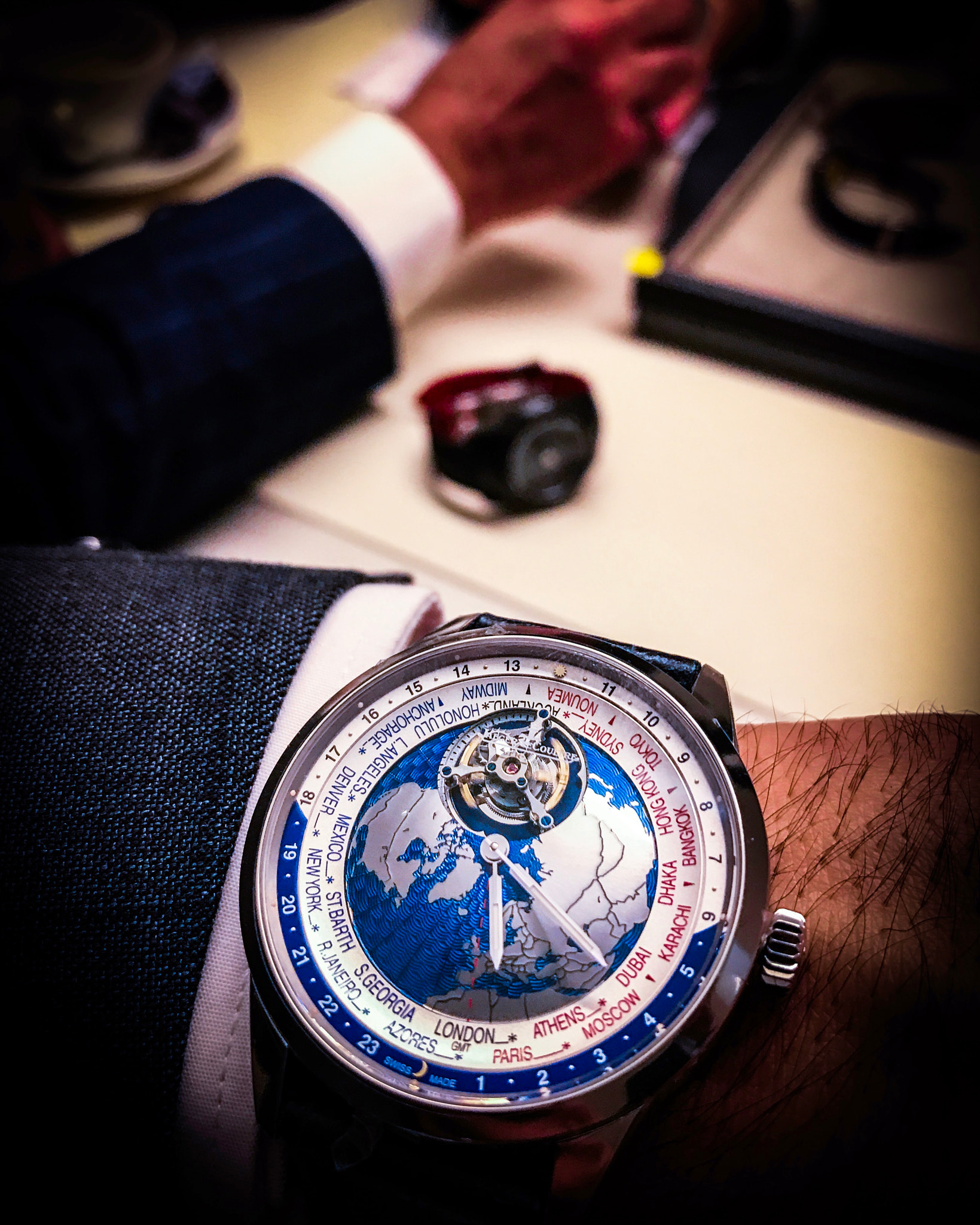 iPhone 7 Plus back camera 3.99mm f/1.8 sample photo. A beautiful watch from jaegerlecoultre photography