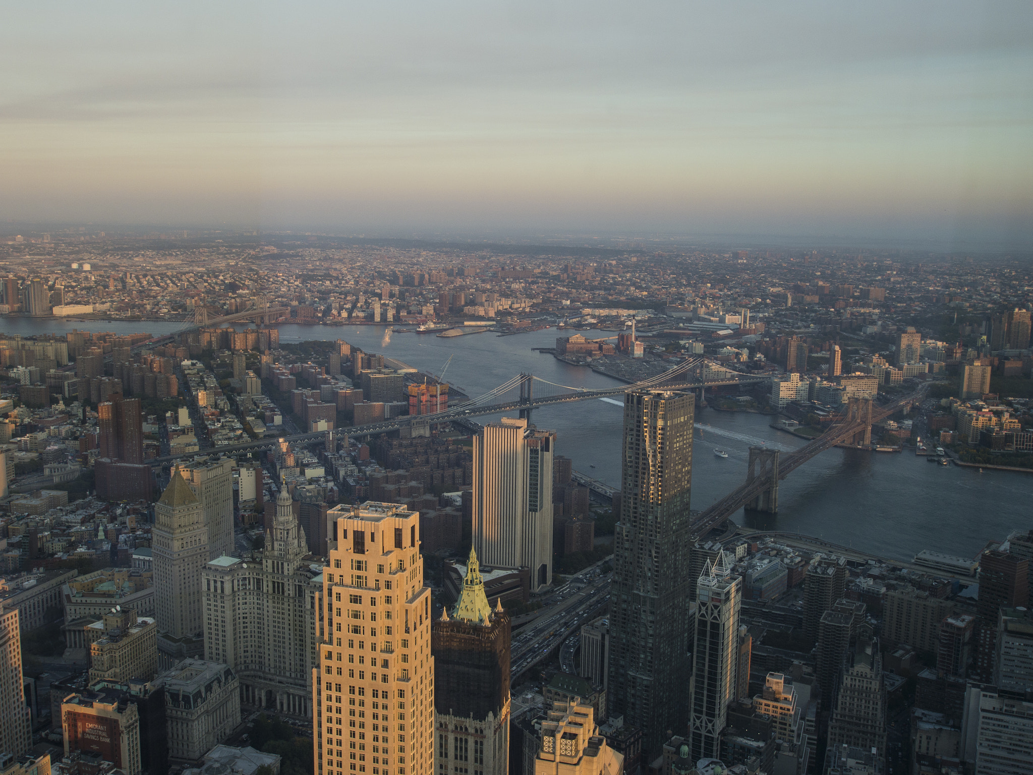 Panasonic Lumix DMC-G6 + OLYMPUS M.9-18mm F4.0-5.6 sample photo. Sunset @ brooklyn bridge photography