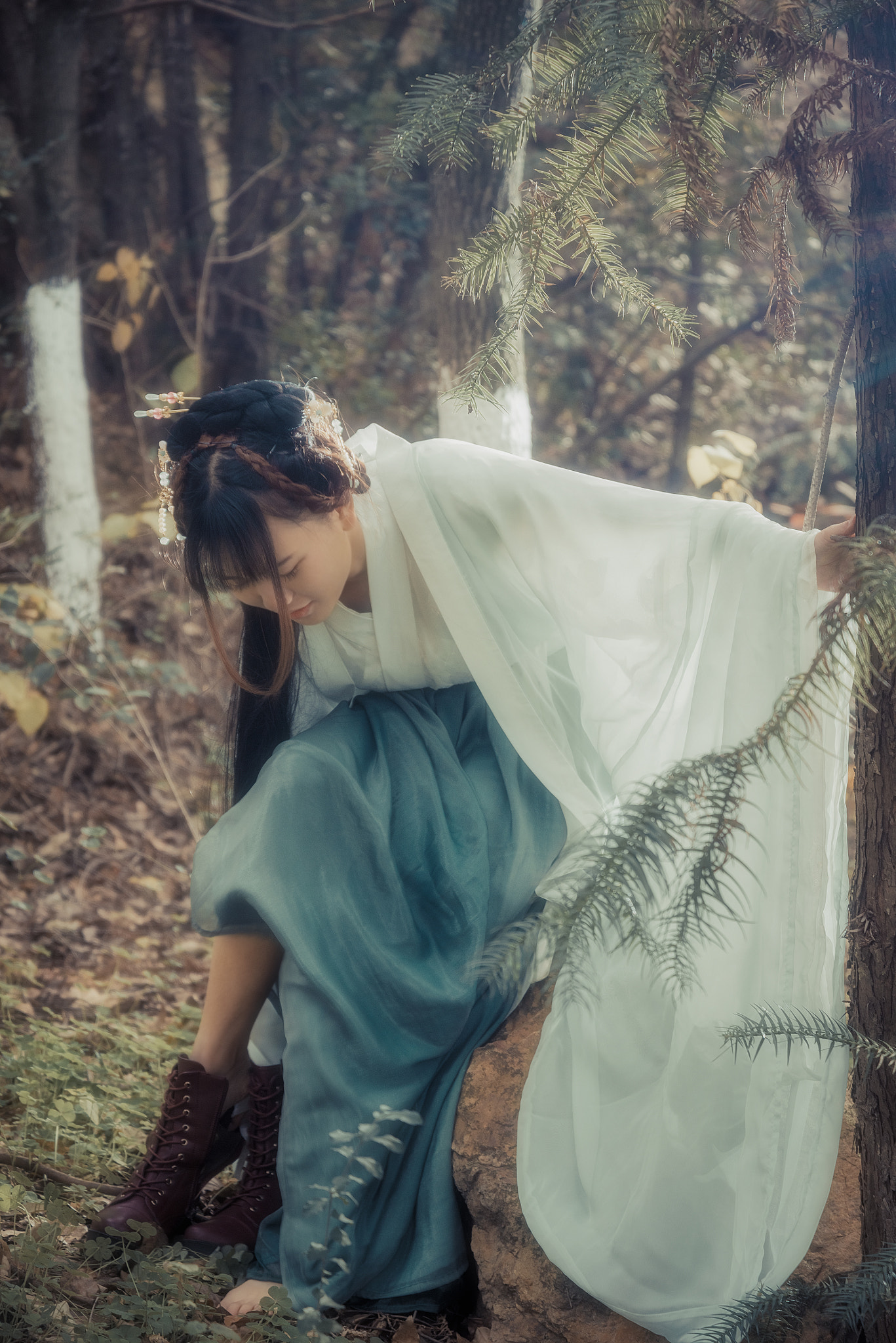Nikon D810 sample photo. Hanfu photography