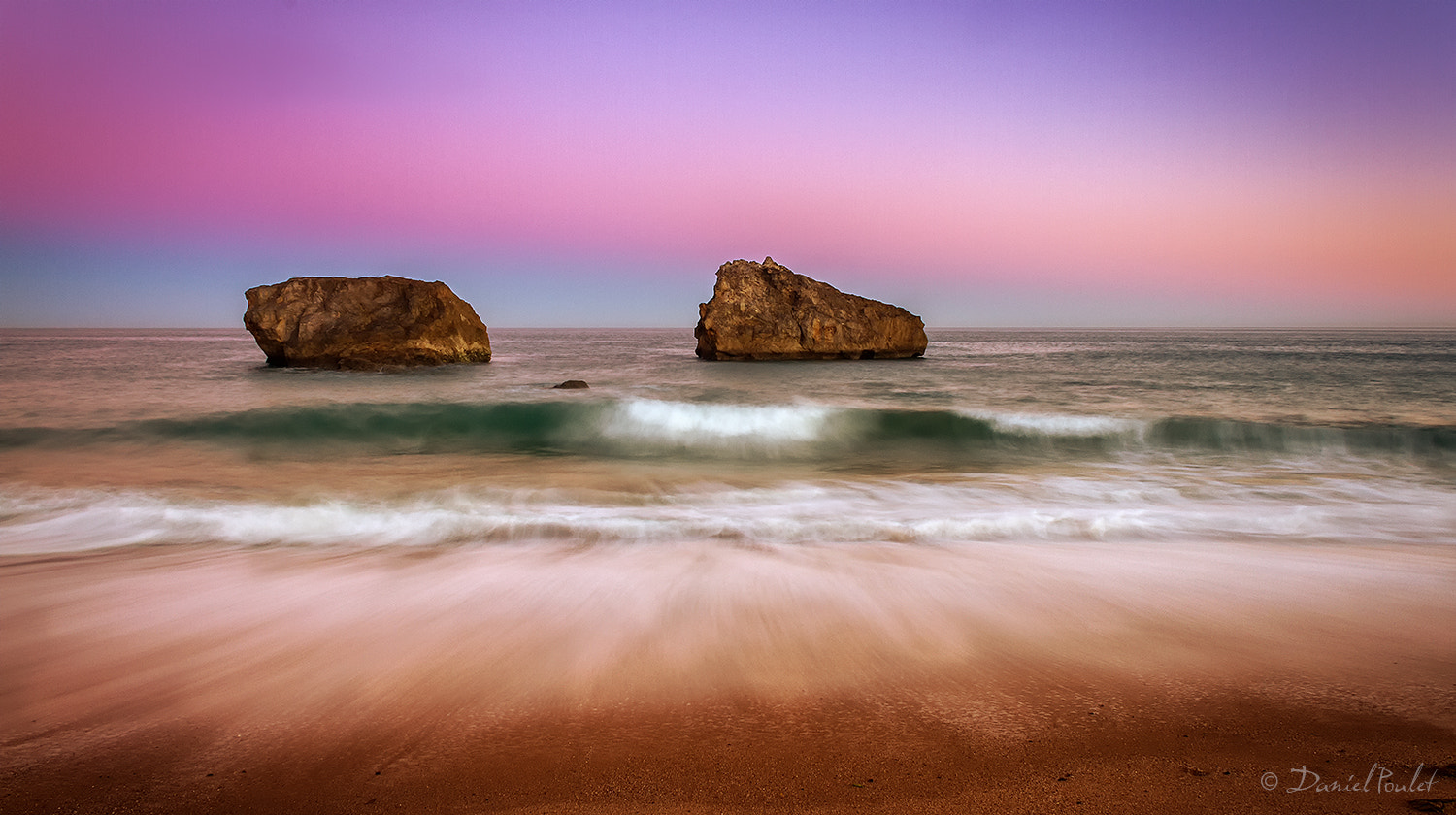 Canon EF-S 18-55mm F3.5-5.6 II sample photo. Sunrise over the ocean photography