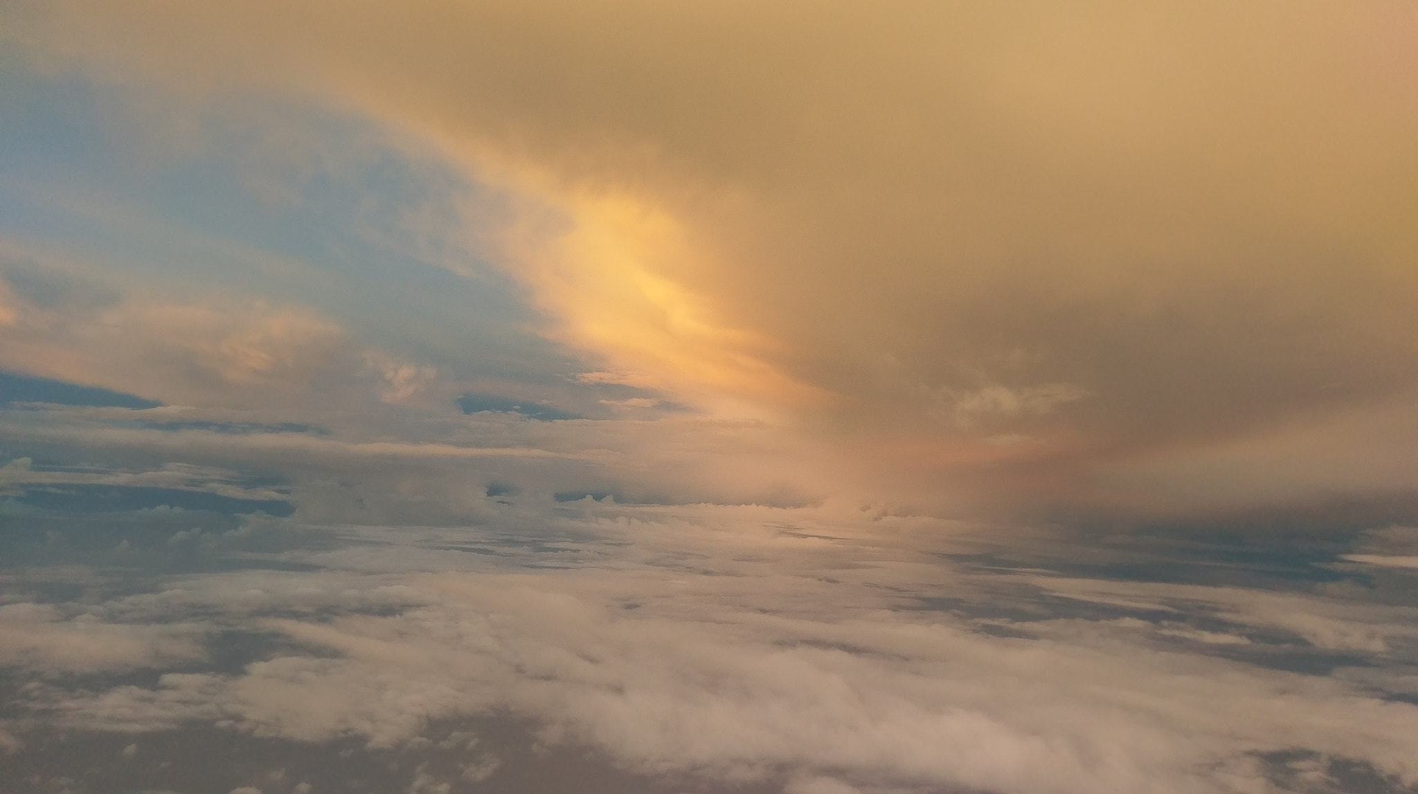 HTC M10 sample photo. Evening clouds during monsoon season photography