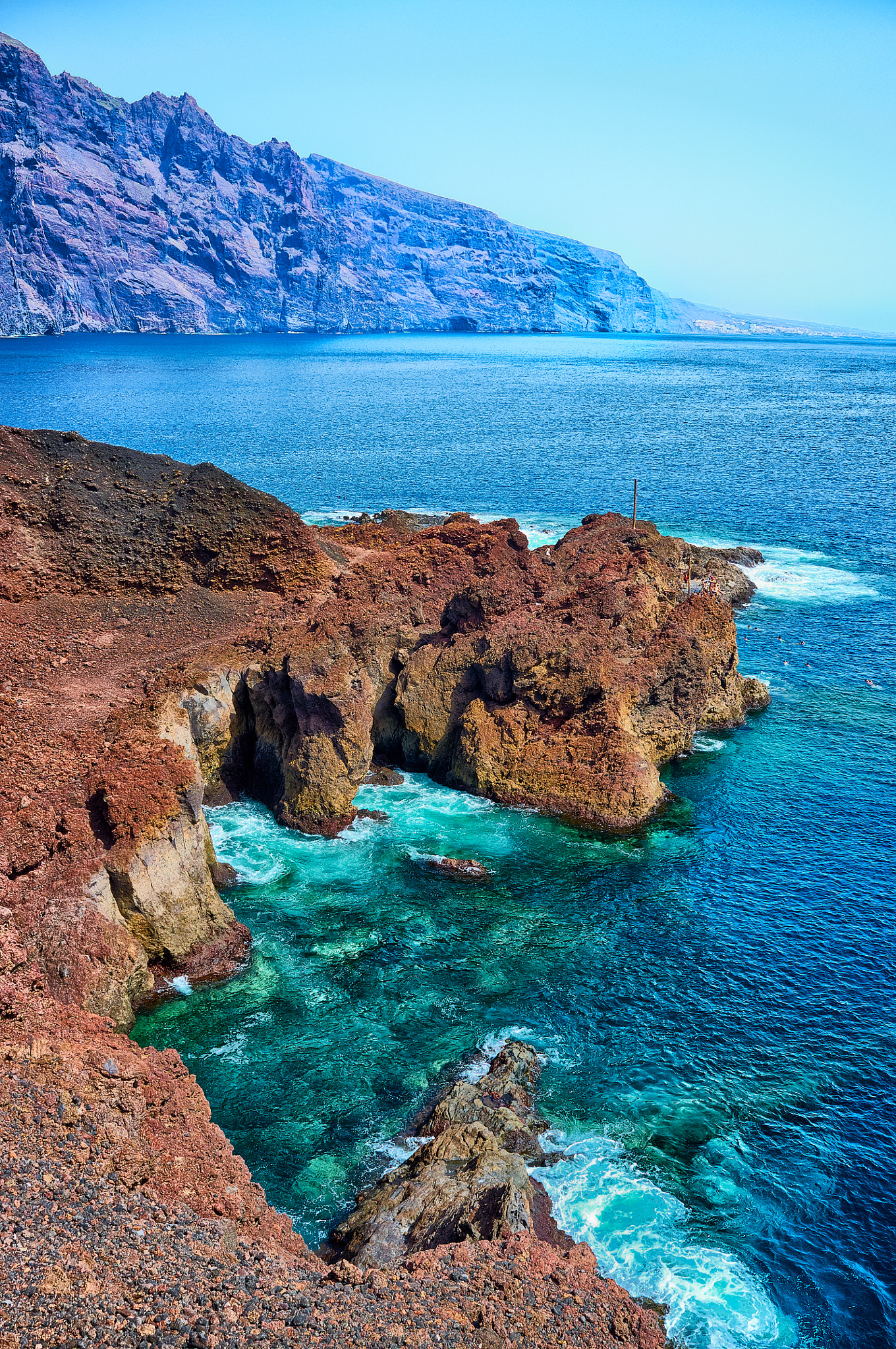 Fujifilm FinePix X100 + Fujifilm FinePix X100 sample photo. Volcanic seascape photography