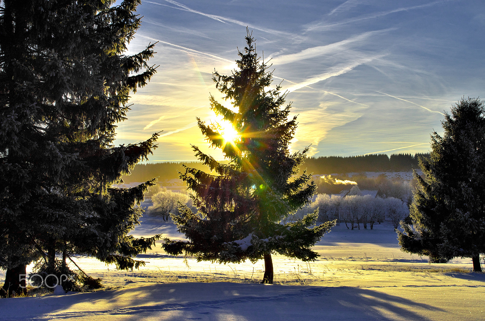 Pentax K-30 sample photo. Winter morning photography