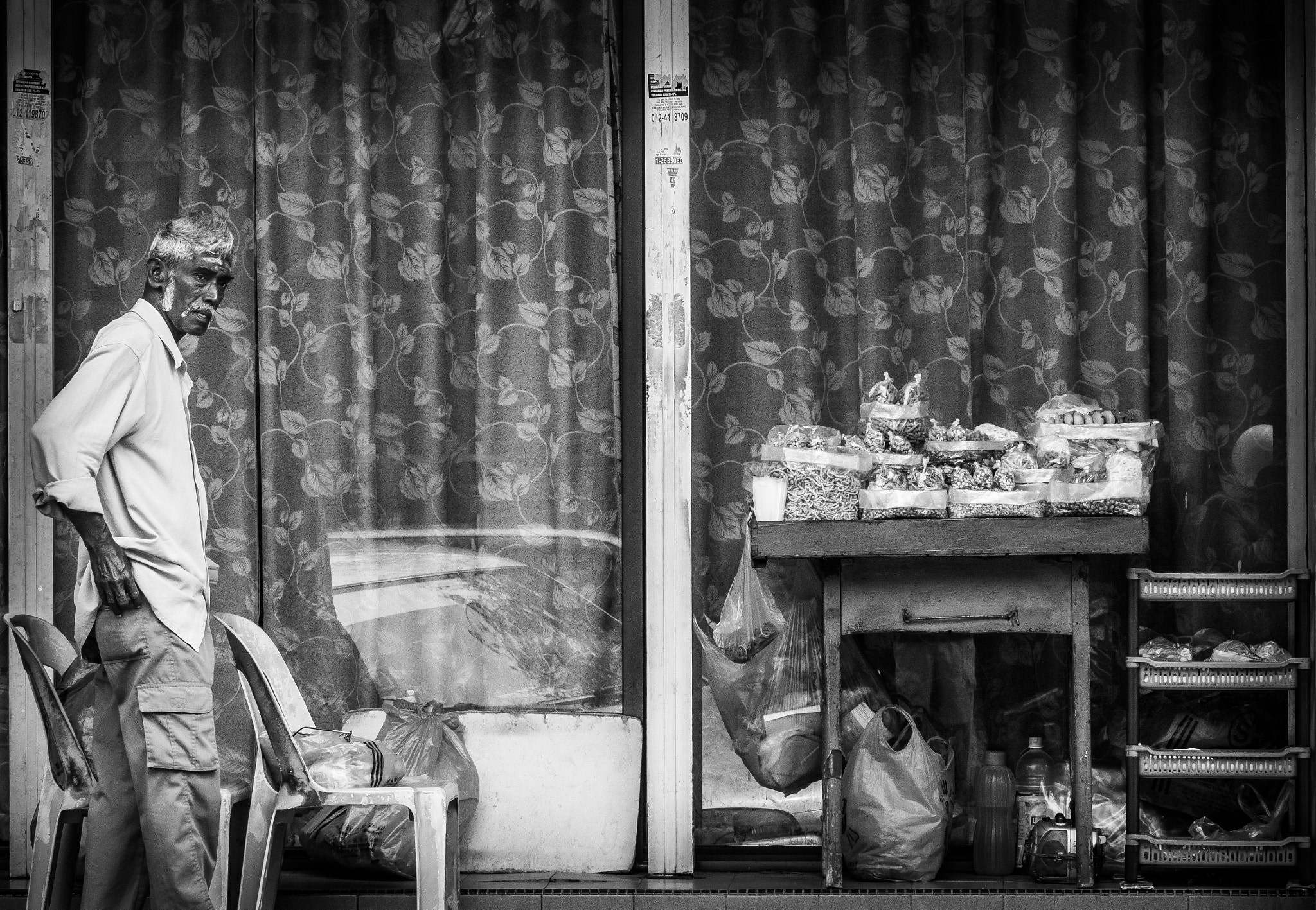 Olympus PEN-F sample photo. A 'kacang puteh' stall in ipoh photography
