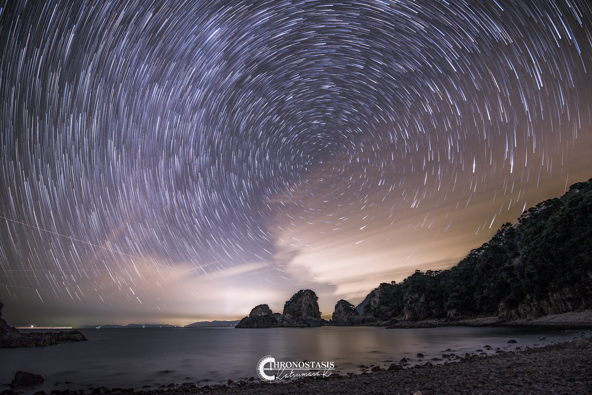 Canon EF 300mm f/2.8L sample photo. Star trail photography