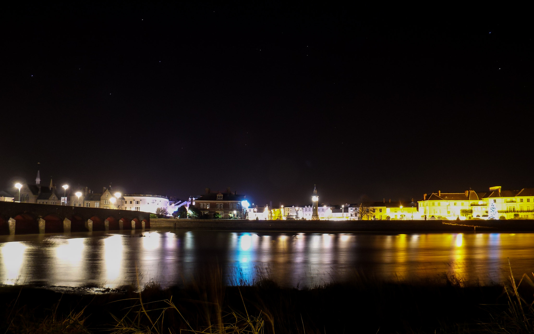 Fujifilm FinePix S9400W sample photo. Barnstaple at night photography