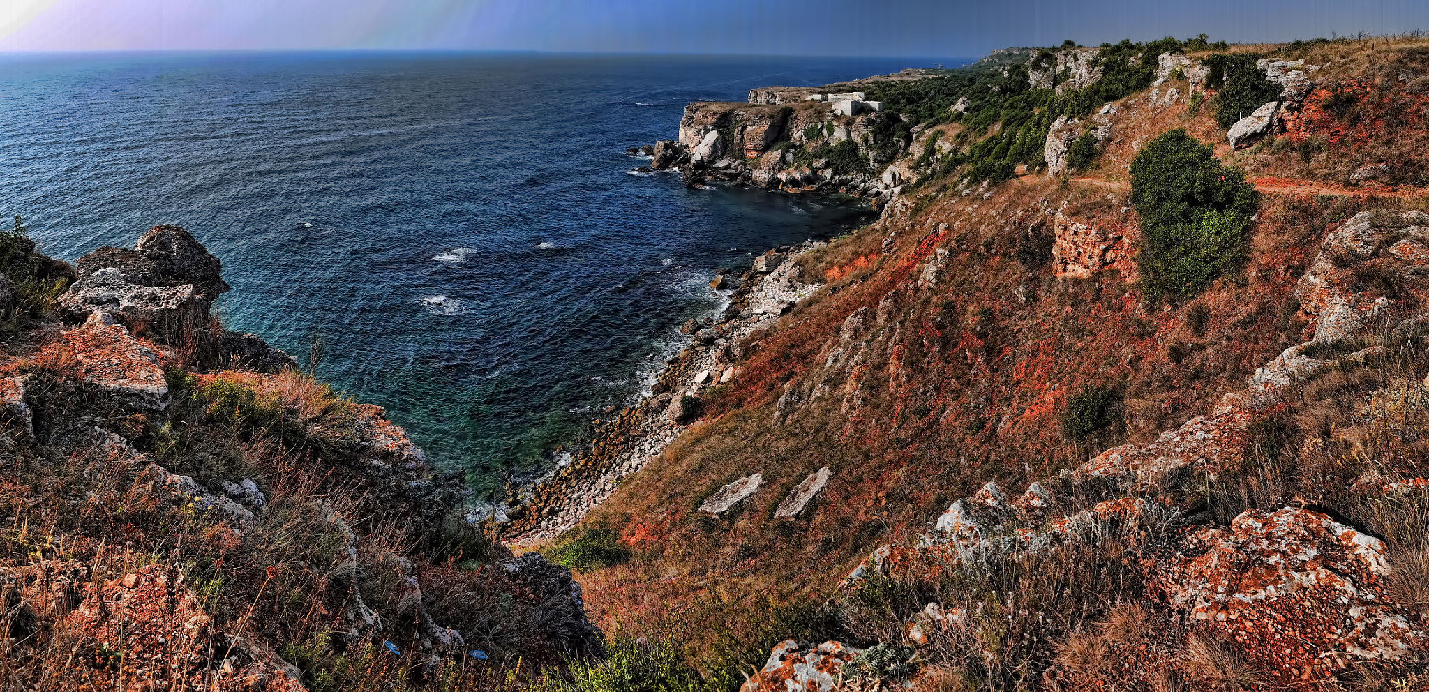 Panasonic Lumix DMC-GX7 sample photo. Coastal fortress photography